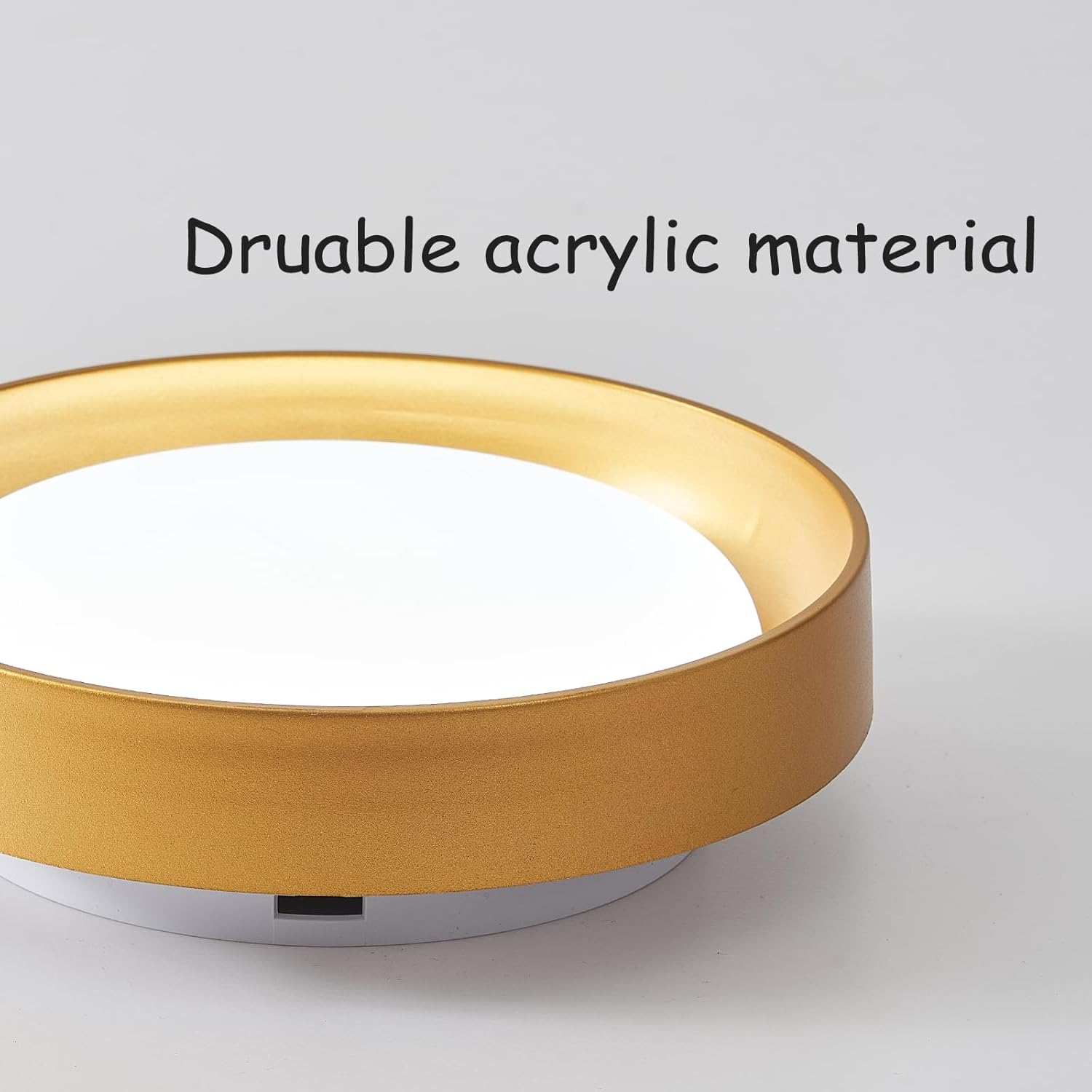 HYDELITE Gold Flush Mount LED Ceiling Light