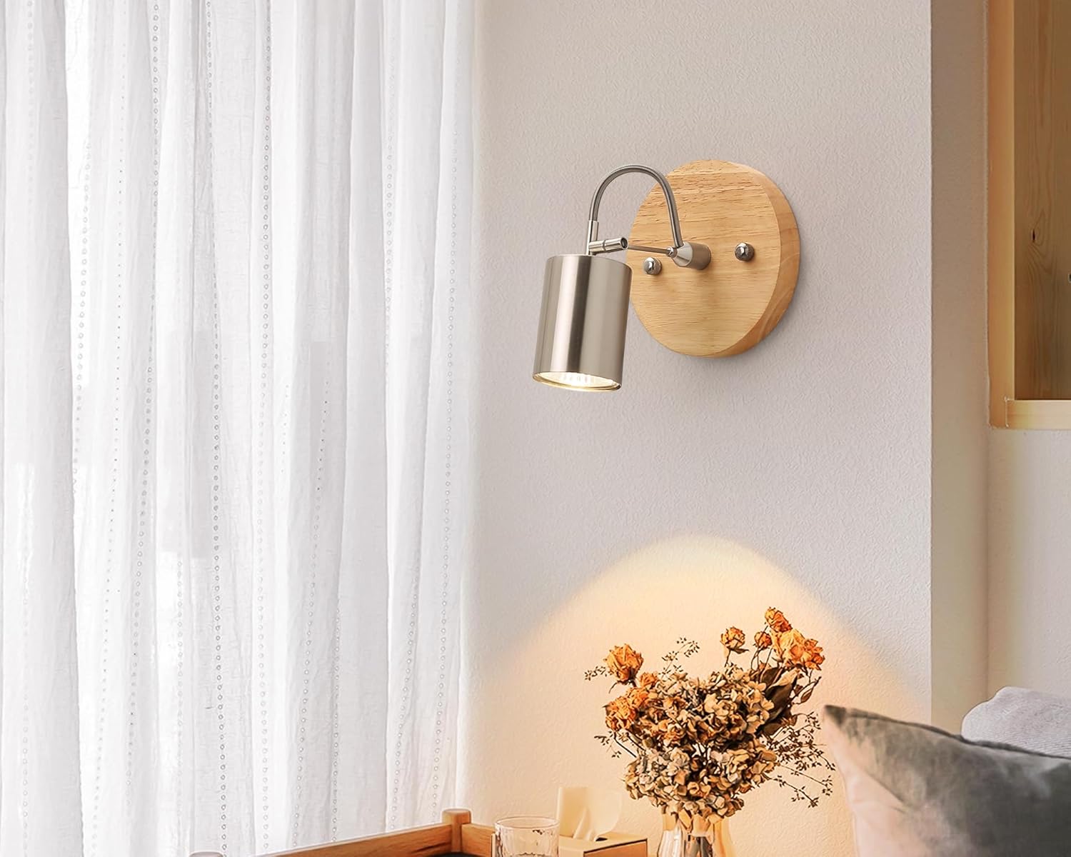 2 Pack Adjustable Ceiling Spotlights with Rotatable Head