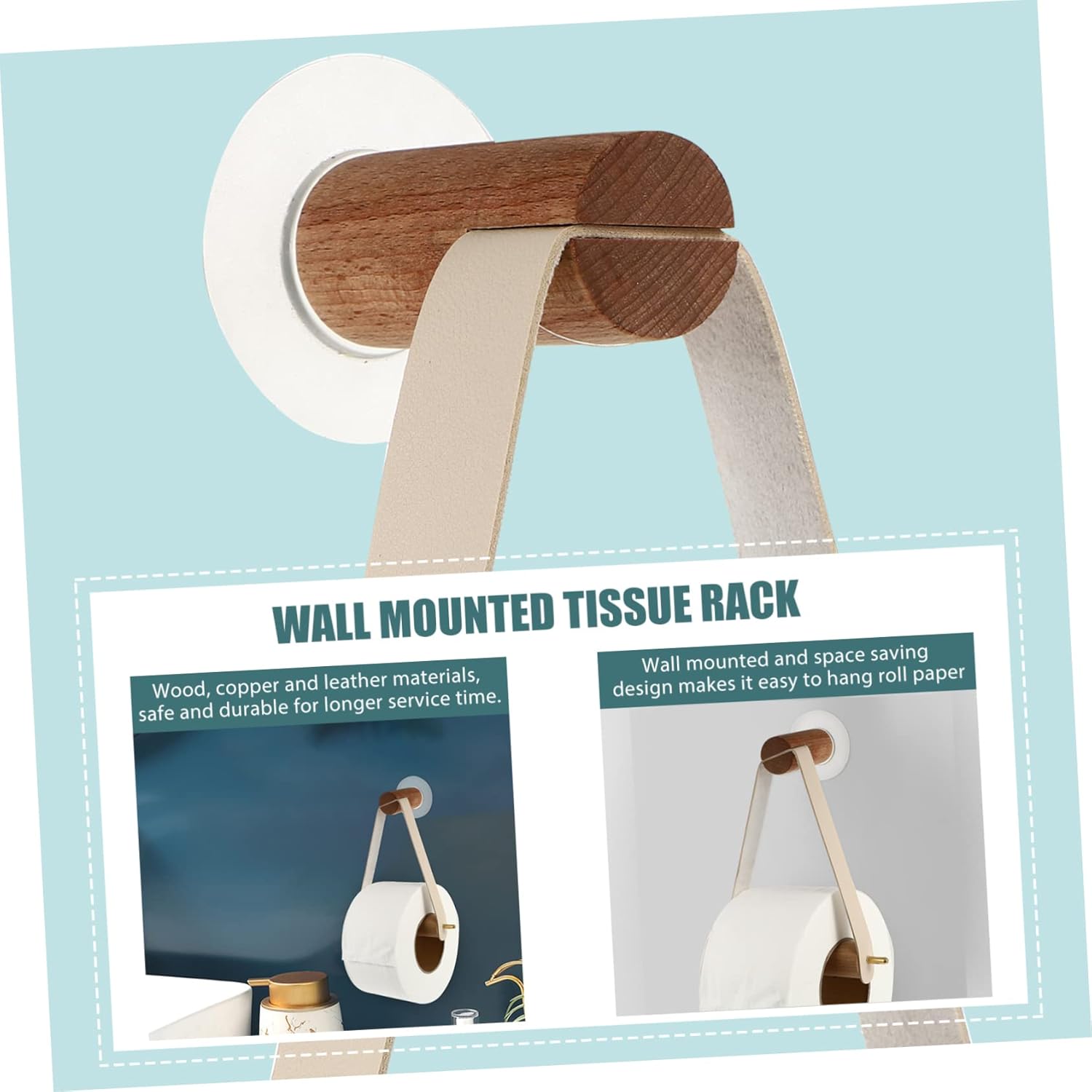 HoliBanna Stylish Wall-Mounted Toilet Paper Holder