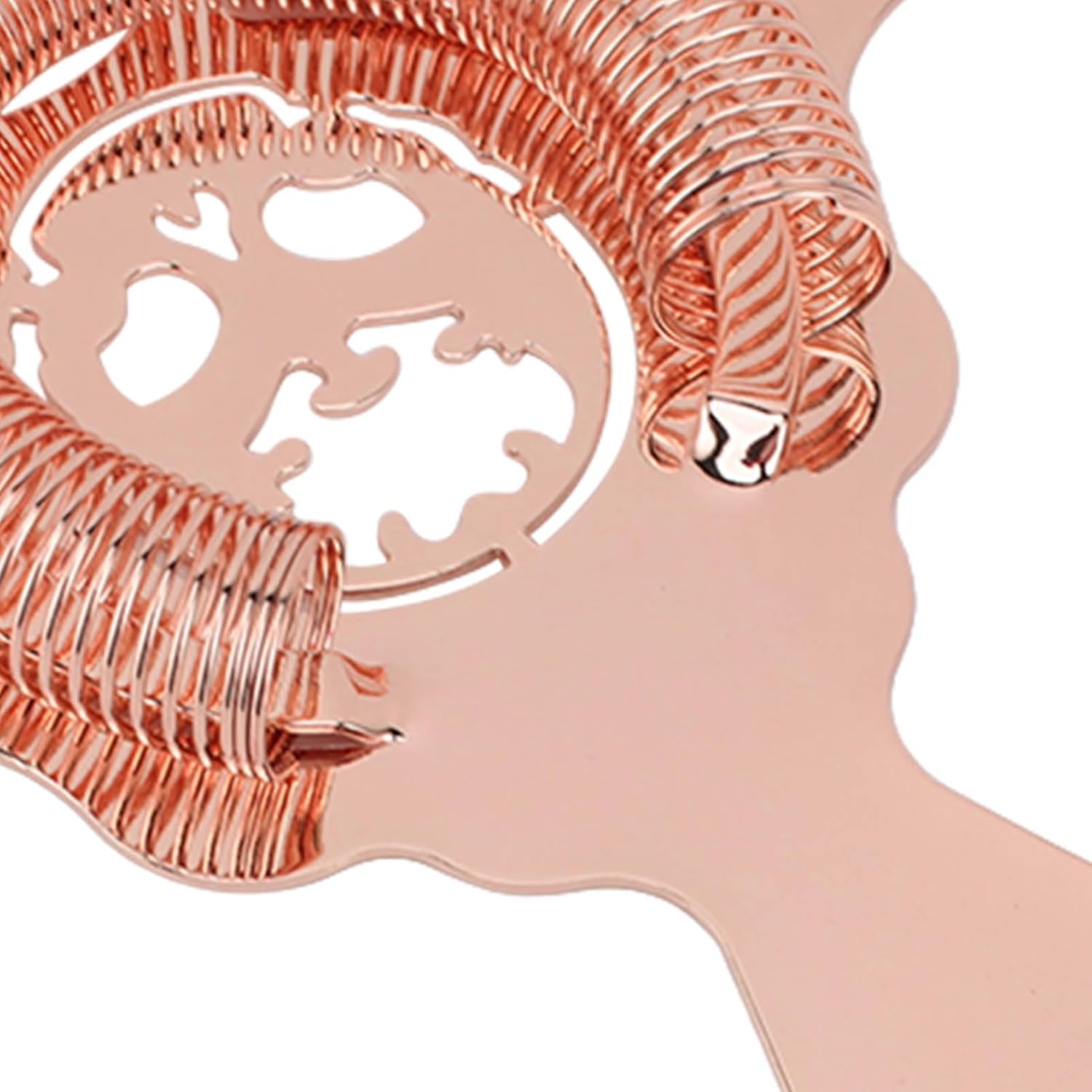 Professional Drink Strainer with Rose Gold Design