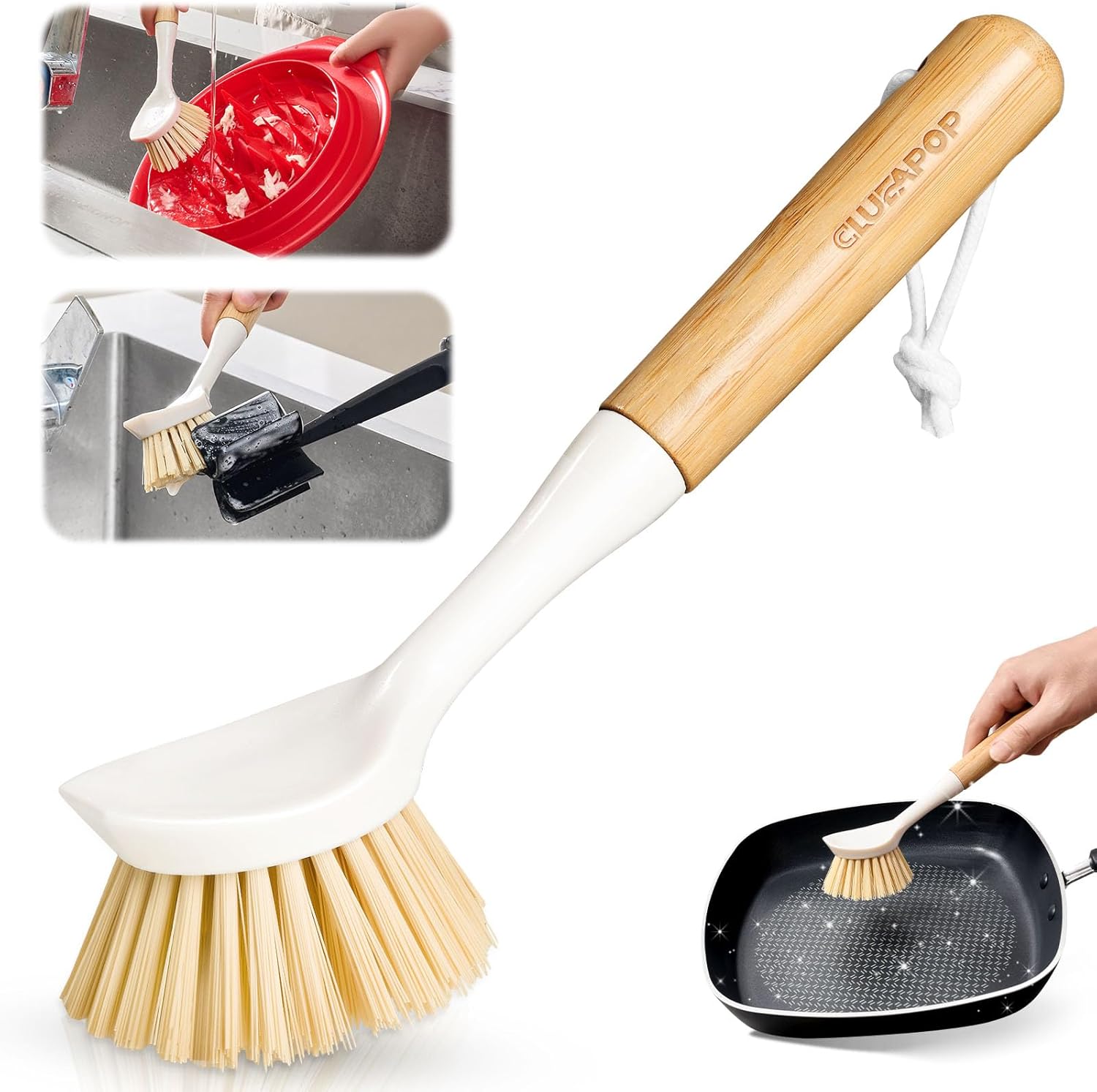 CLUEAPOP Kitchen Brushes for Meat Chopper and More
