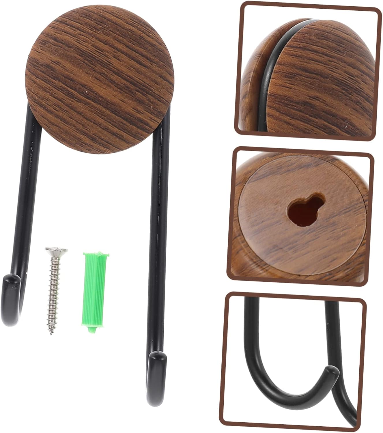 Grain Stainless Steel Adhesive Hook Decorative Towel Holder