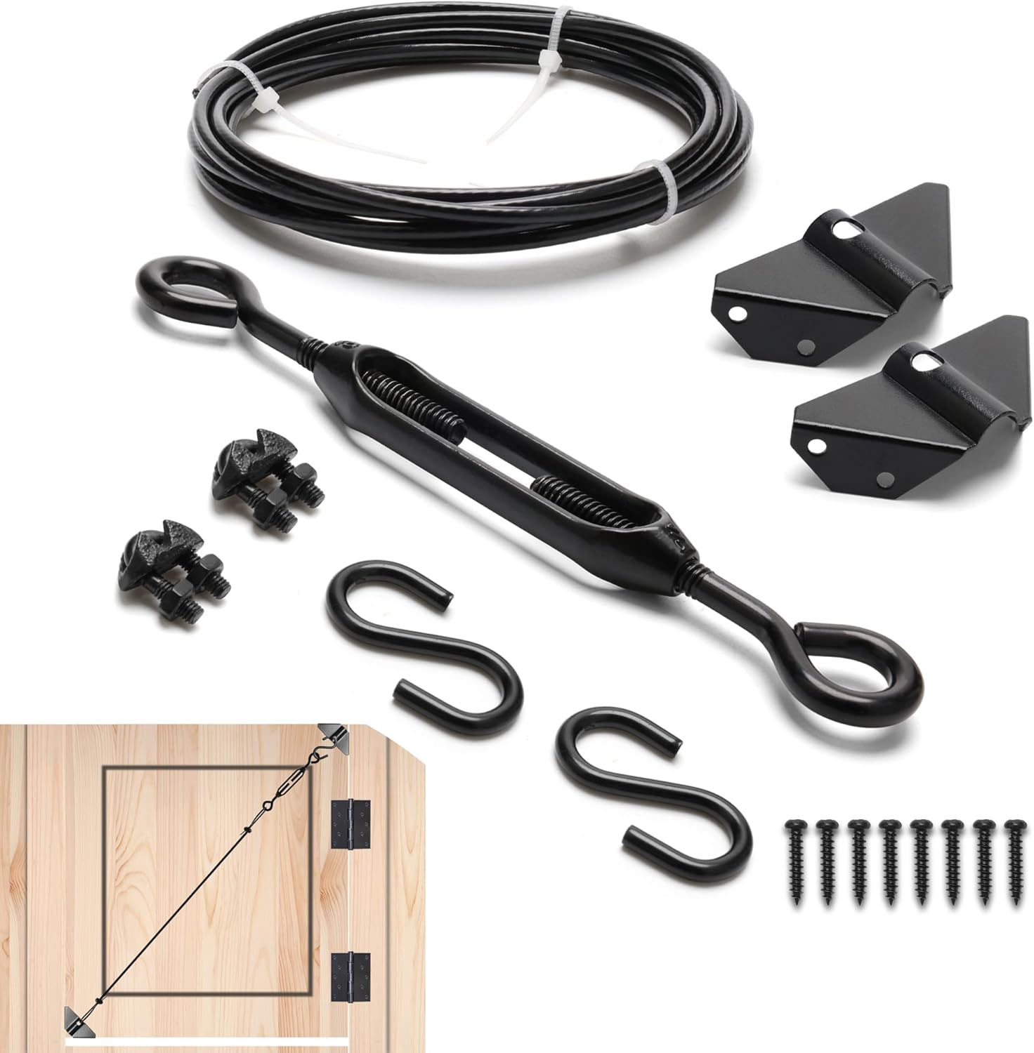 Ultimate Home Outdoor Gate stabilizer Kit
