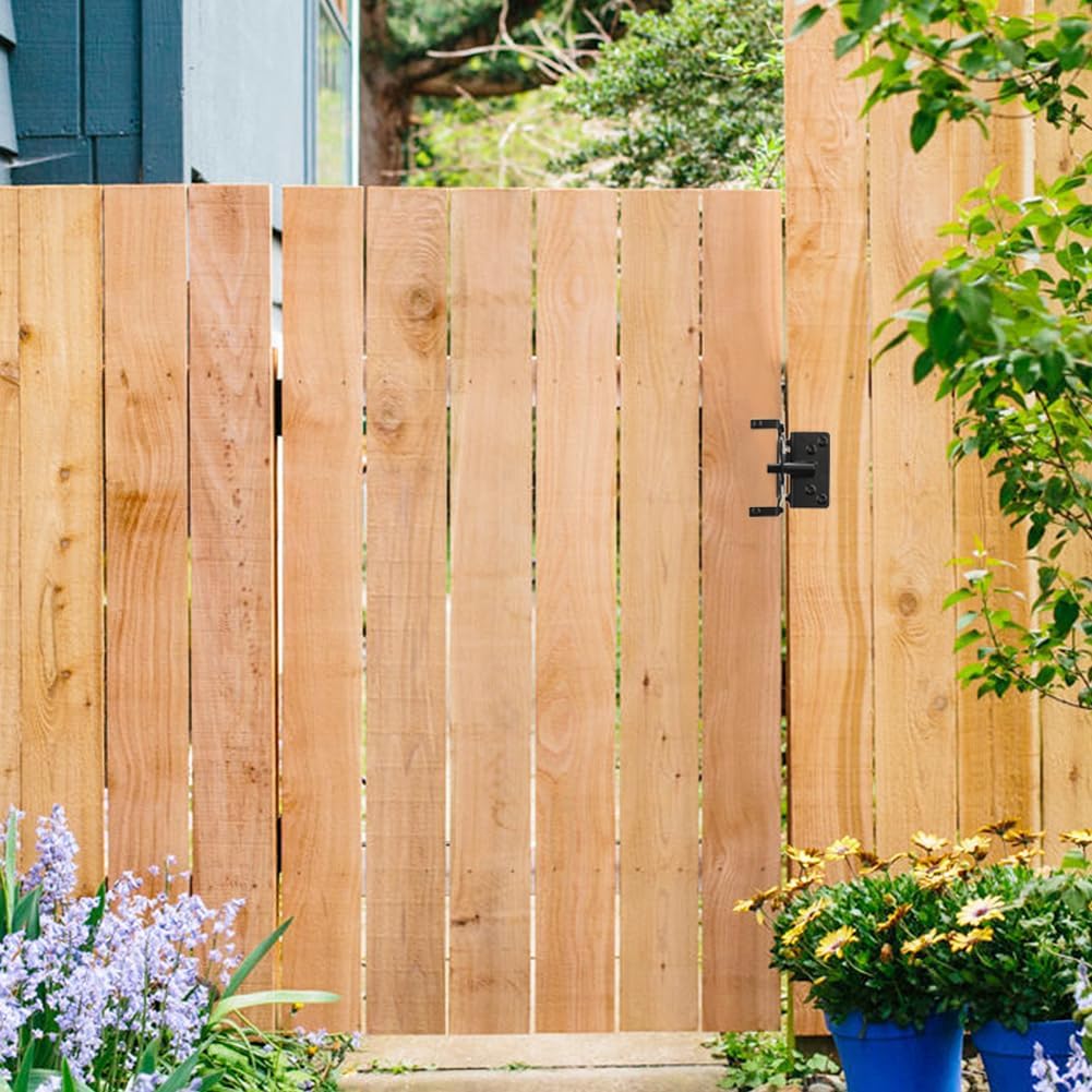 Self-locking Gate Latch