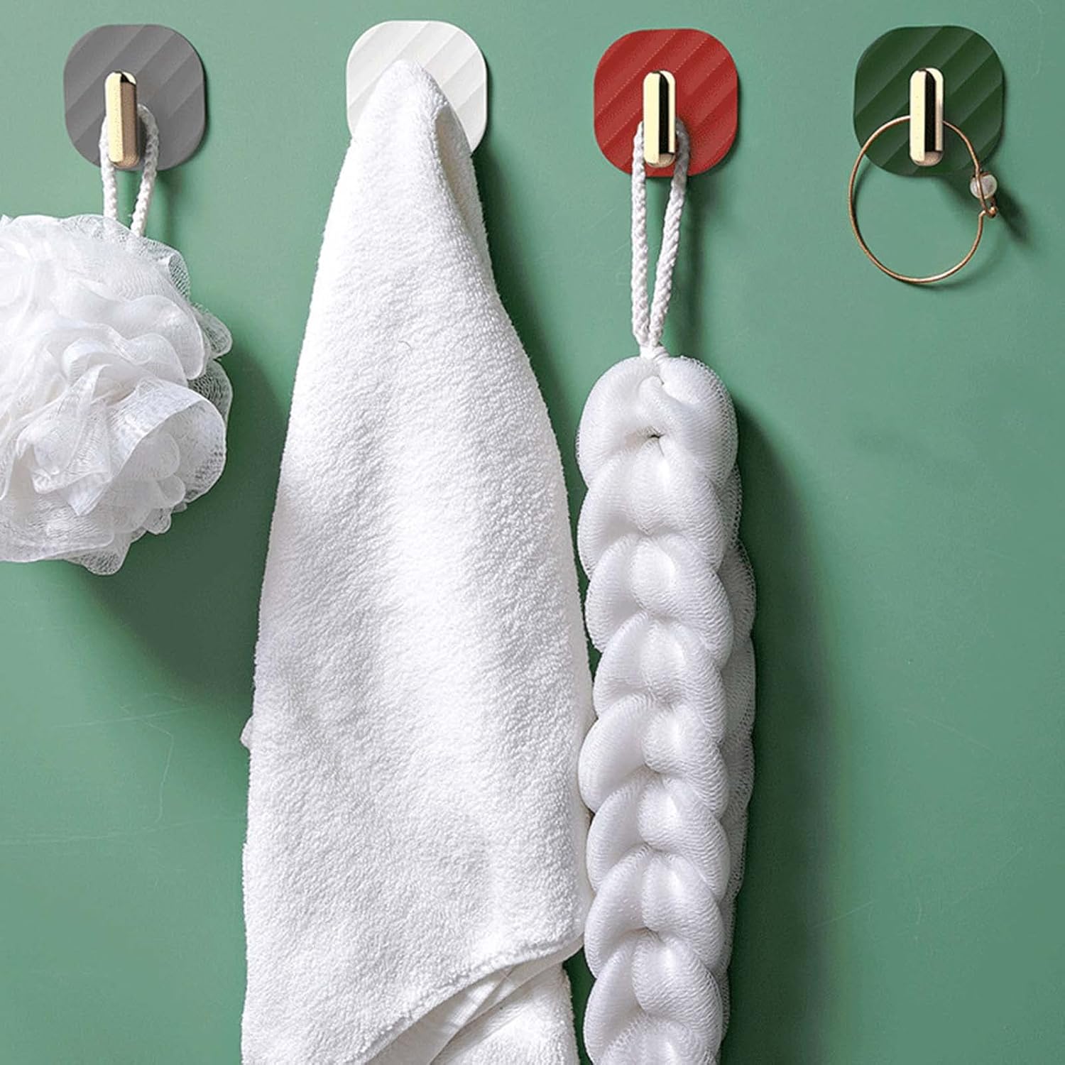 Wall Hanging Hooks 4pcs Set Strong Durable