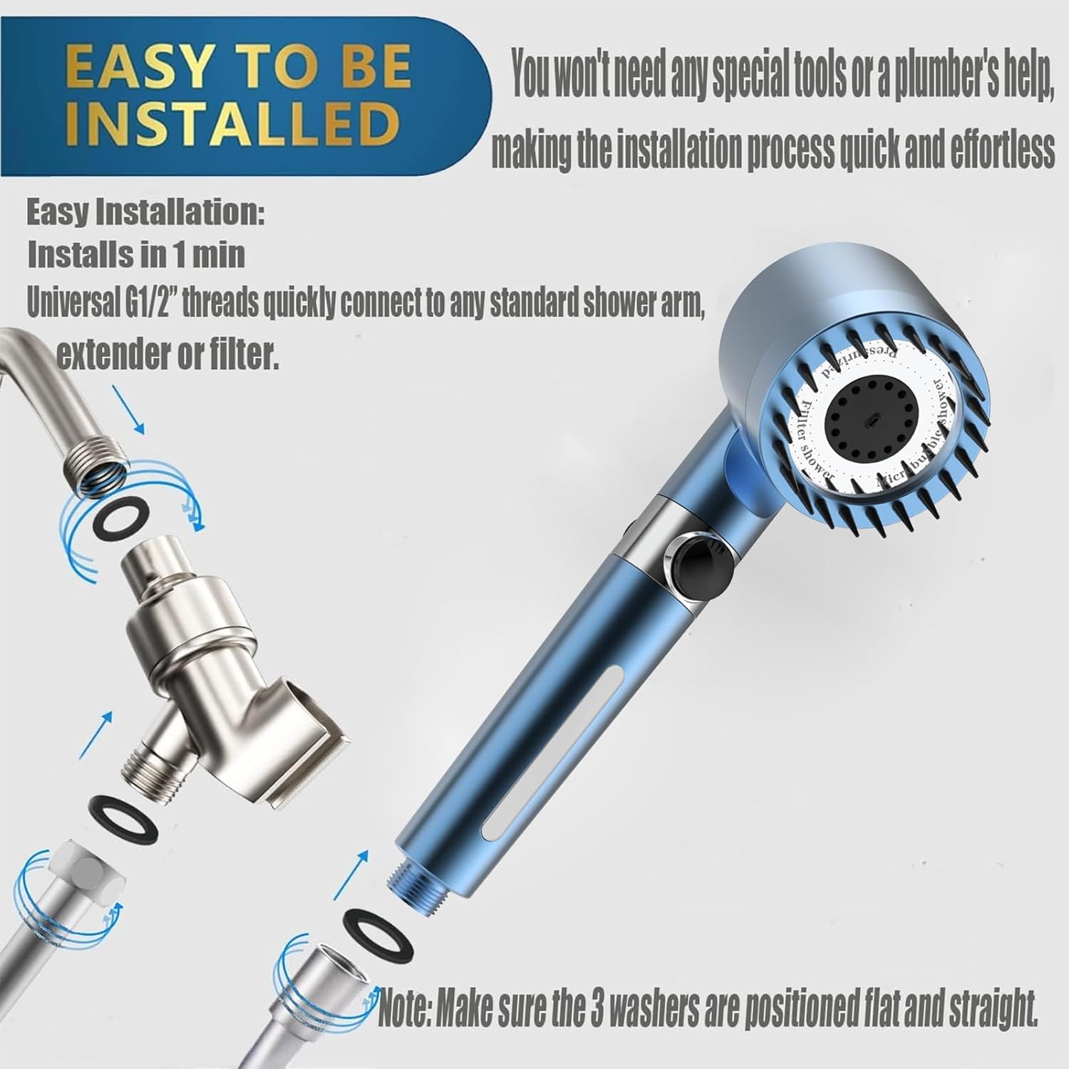 Xianshengle Filtered High-Pressure Shower Head