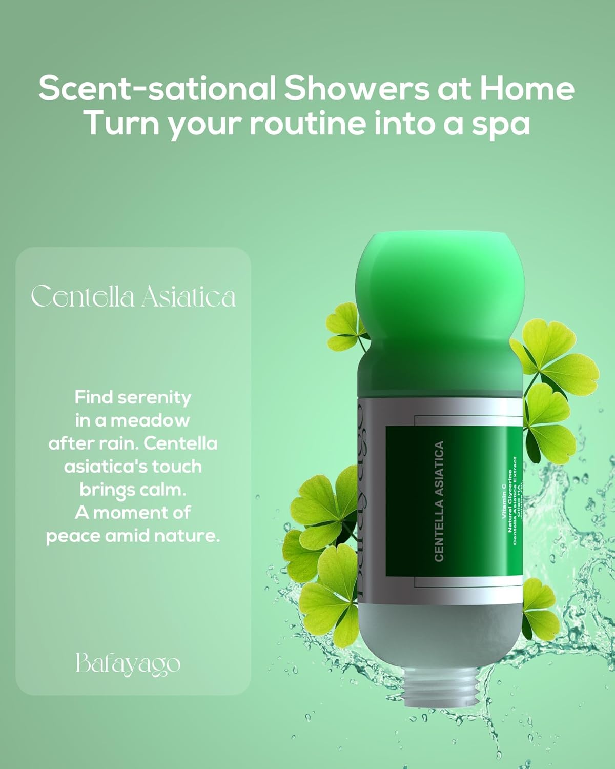 Filtered Aromatherapy Handheld Shower Head