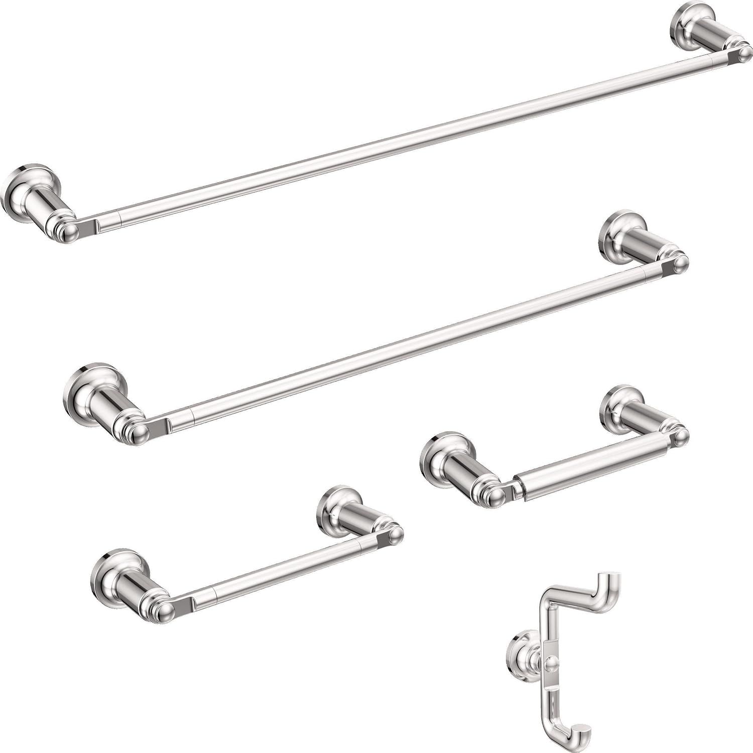 Pivoting Toilet Paper Holder for Organization