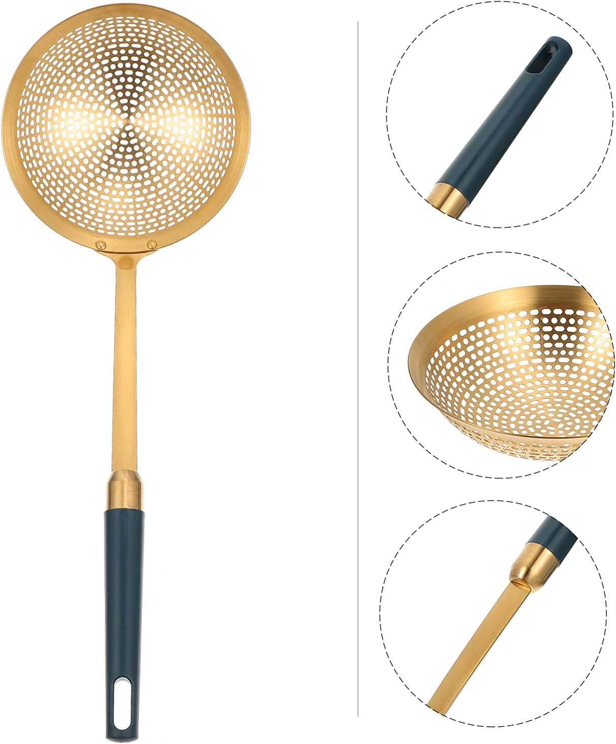 Hemoton 1pc Multi-Function Skimmer Spoon