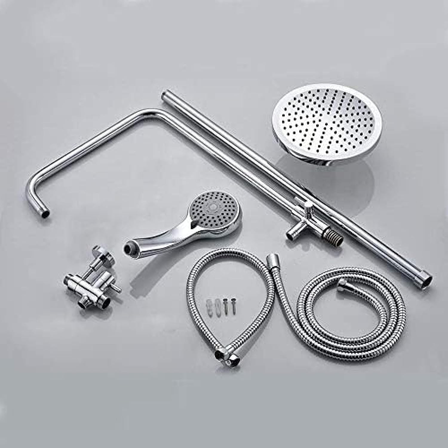 Swivel Shower Set with Hand Rain Shower Heads