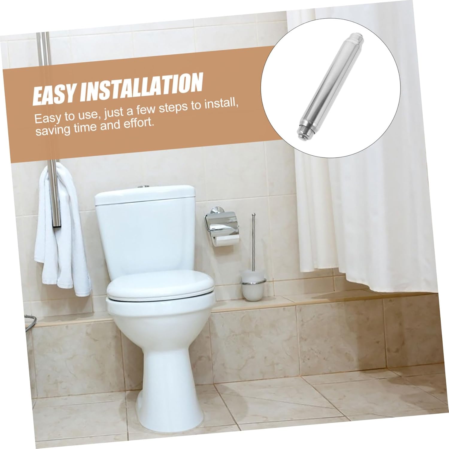 OHPHCALL Toilet Paper Holder Stainless Steel Rod Replacement