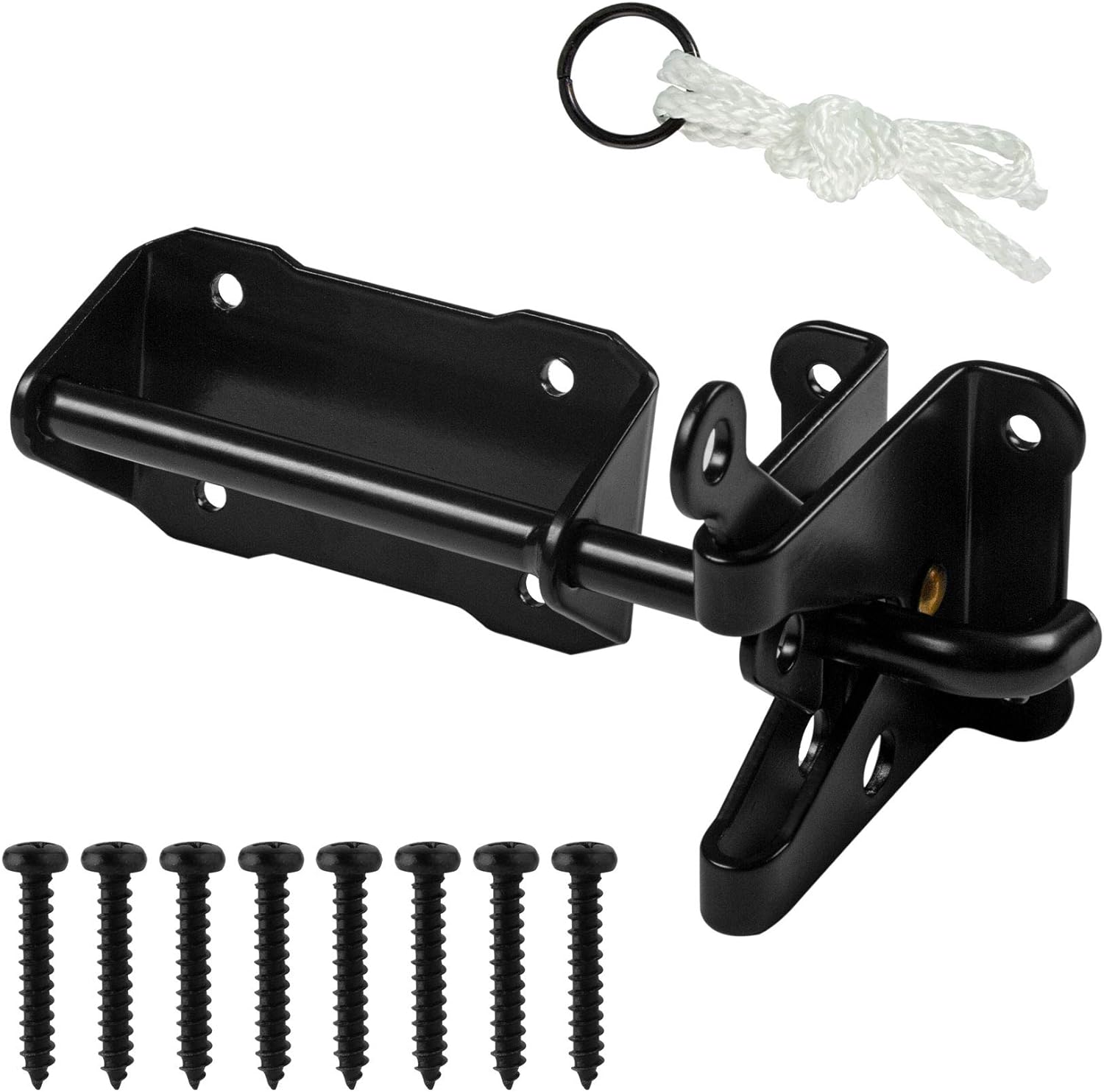 HillMaster Heavy Duty Automatic Gate Latch with Pull String