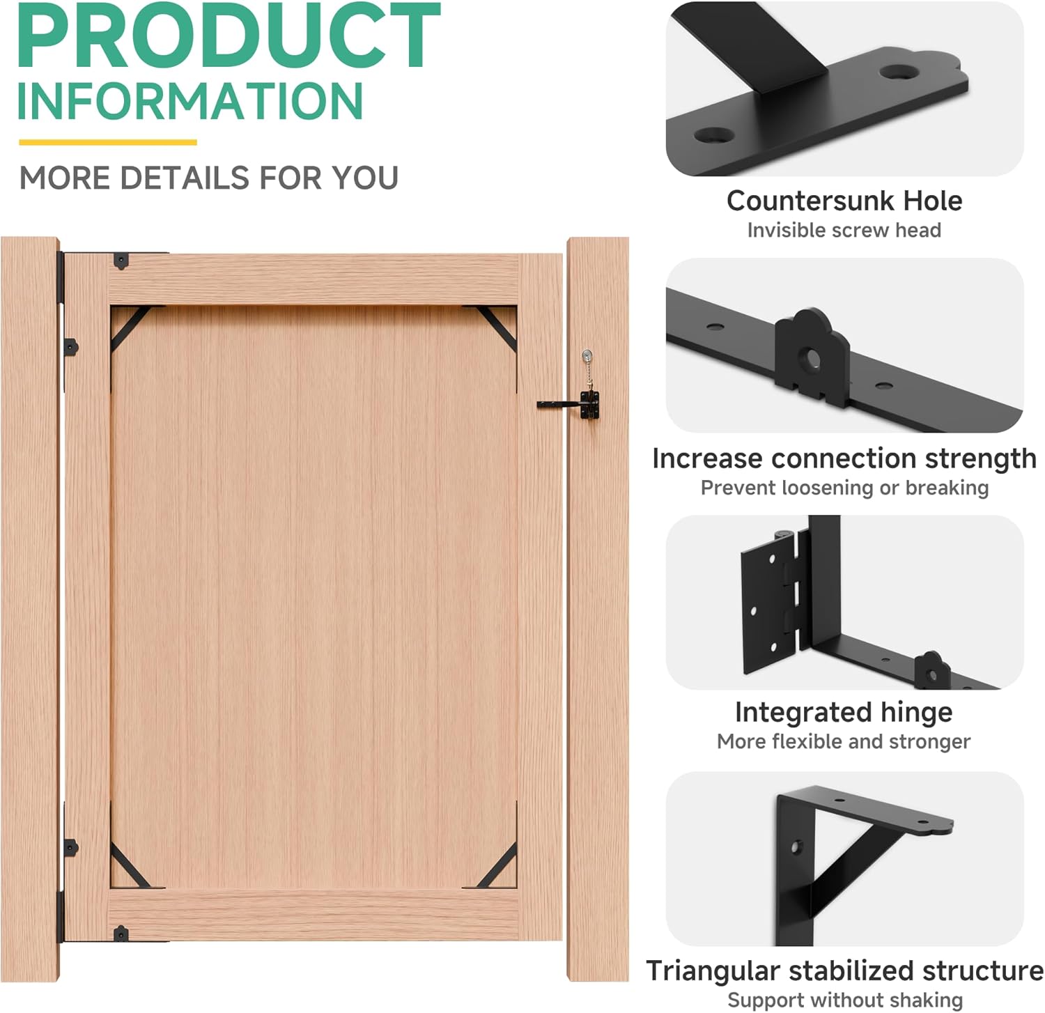 Secure Fences with Anti-Sag Support