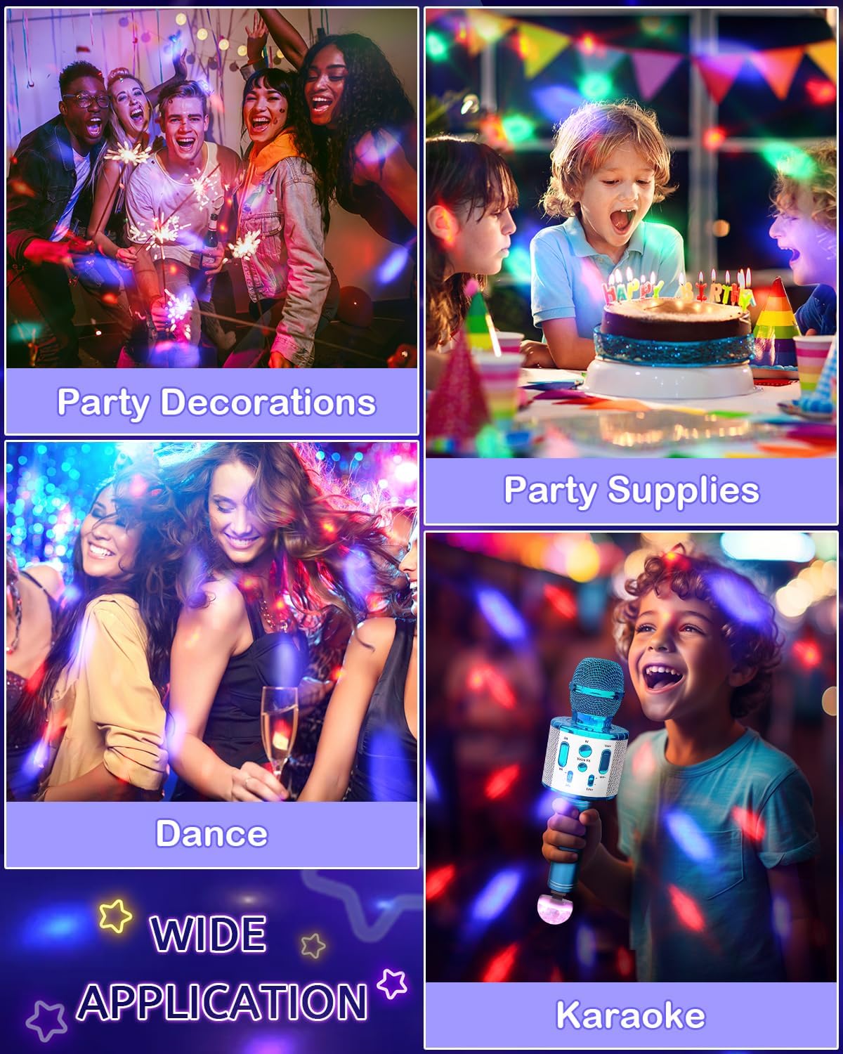 Luditek USB Mini Disco Ball Light with Sound Activation 1
