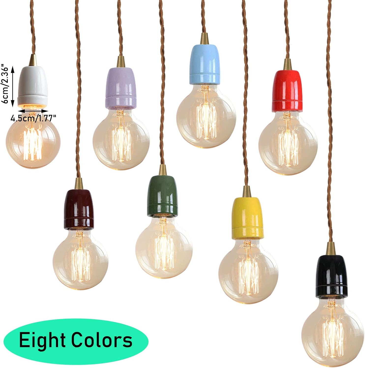 KAYYELAMP J Track Pendant Light No Bulb No Track