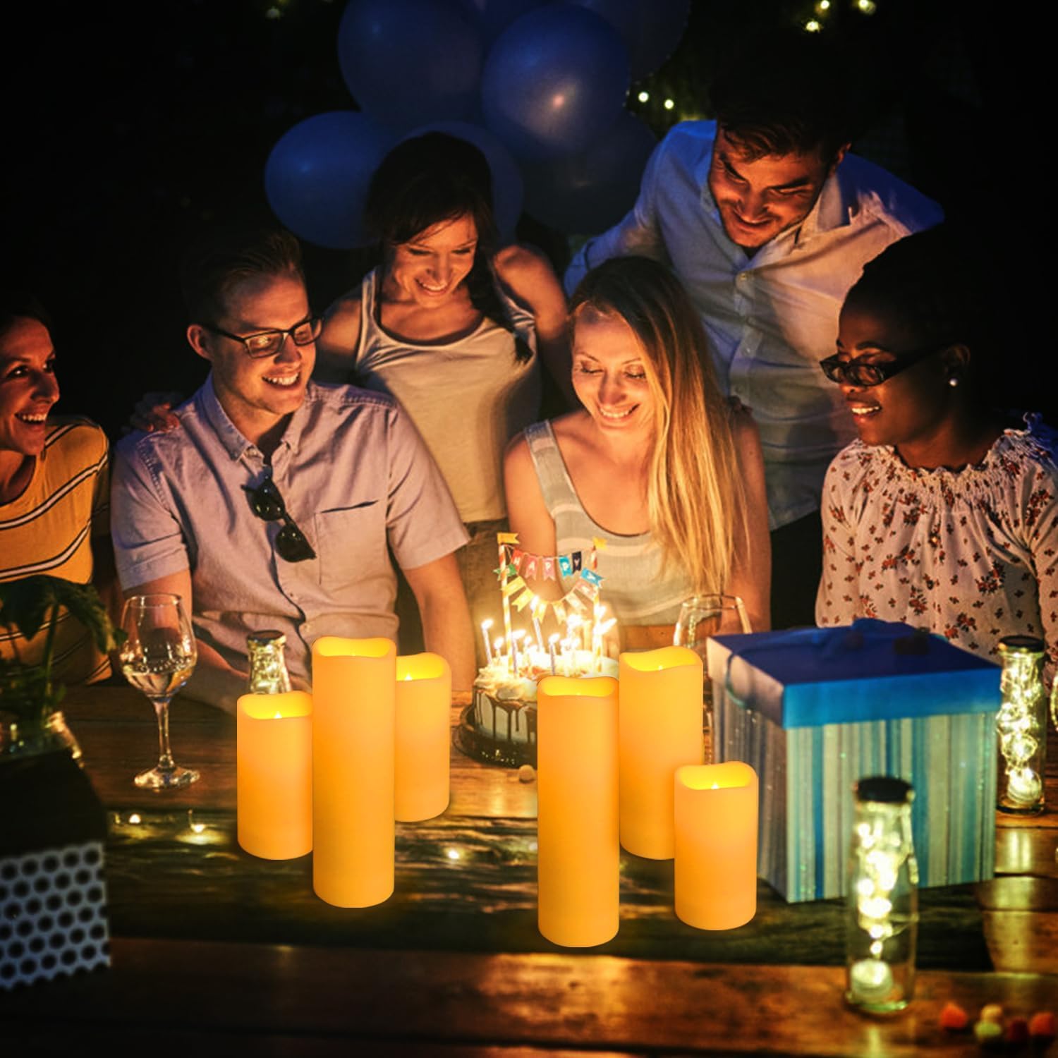 24-Pack LED Flameless Candles with Remote Control