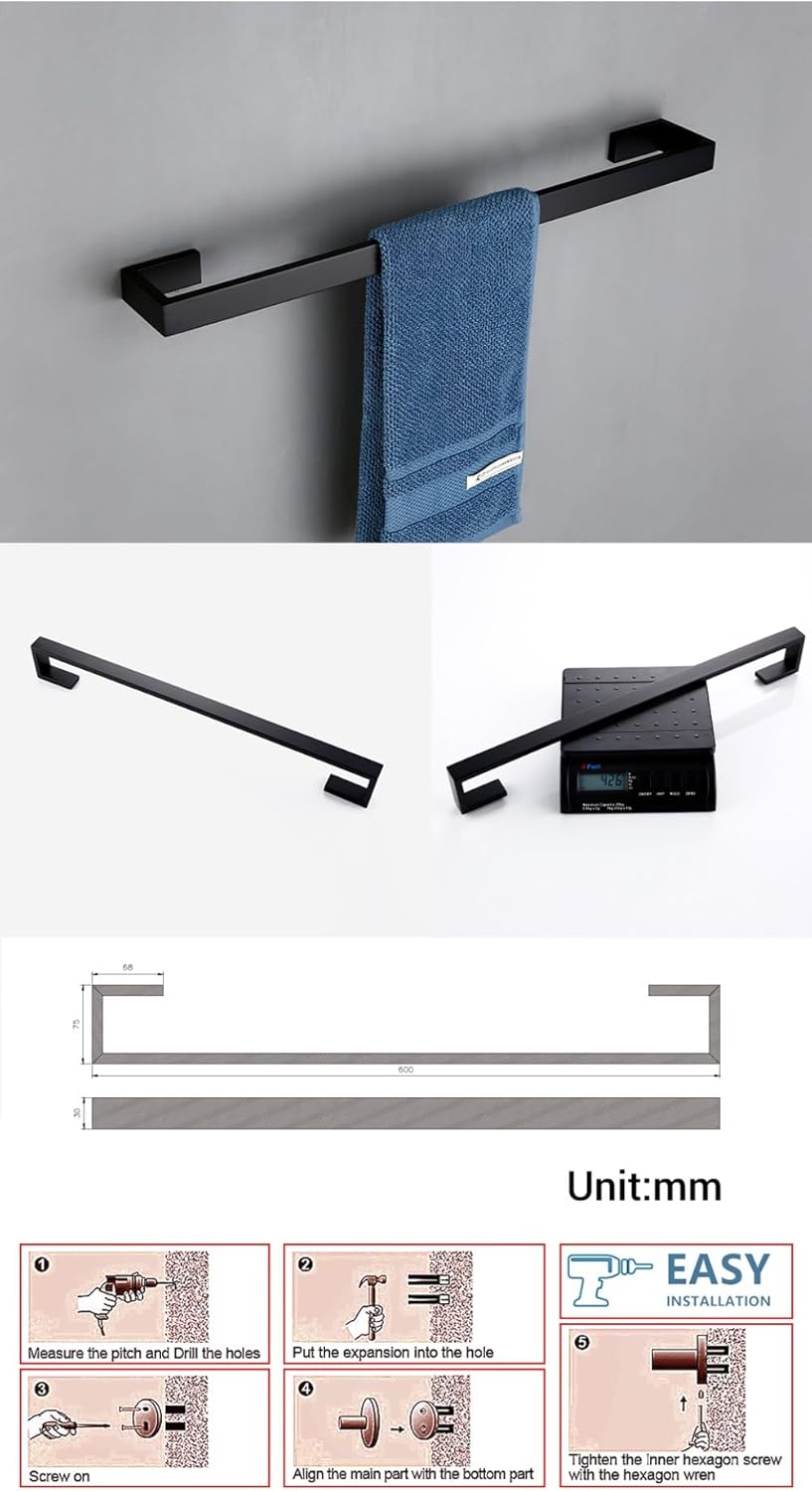IsolaY Stainless Steel Wall-Mounted Toilet Paper Holder