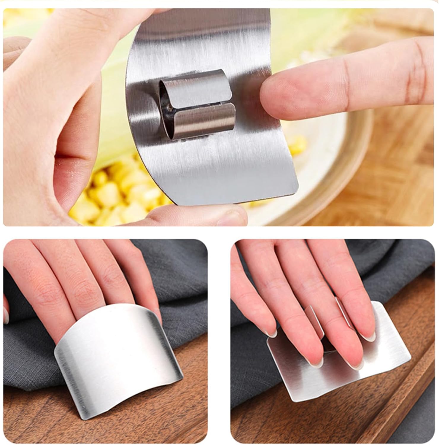 DAIRYCOF 8 Pcs Adjustable Finger Guards Set