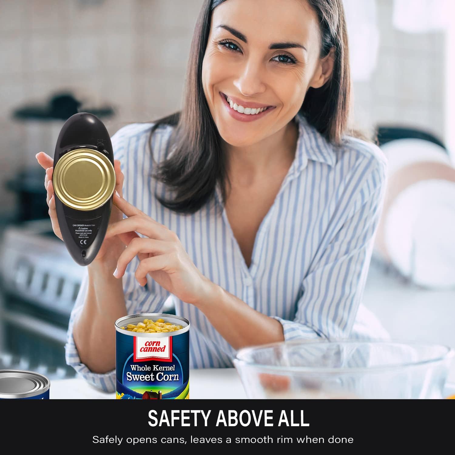 Electric Can Opener One Touch Switch 1