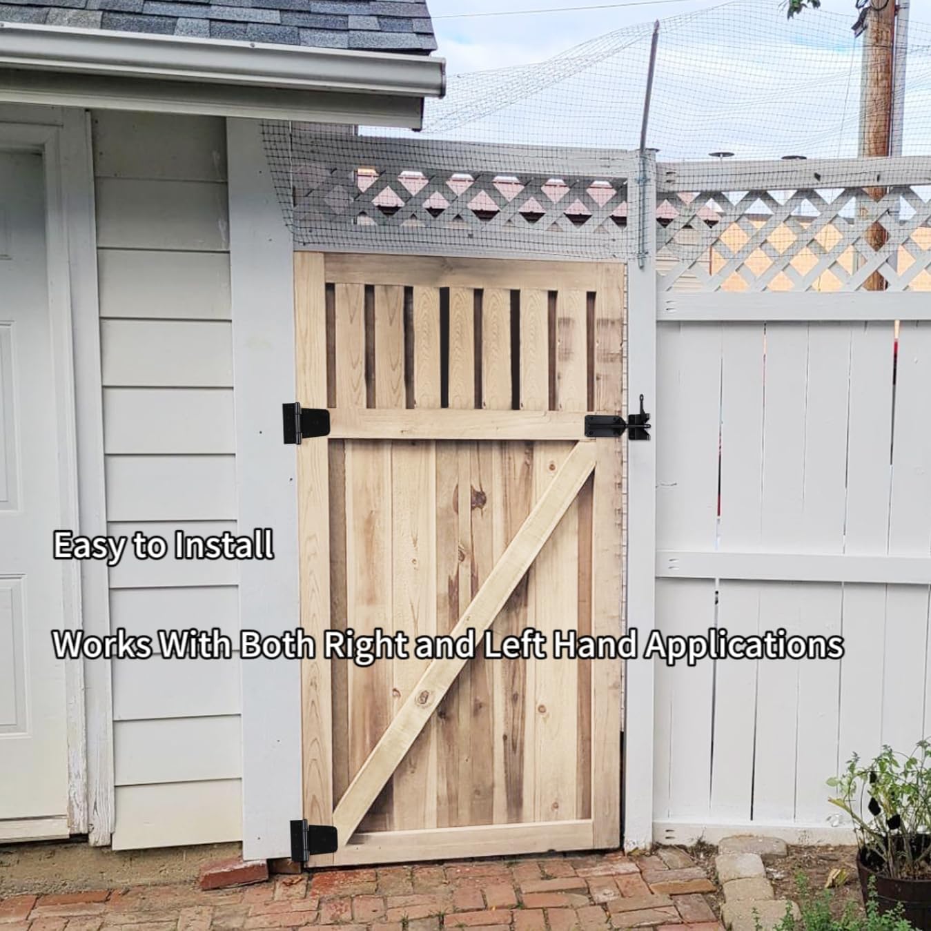 Secure Durable Gate Hinge Kit