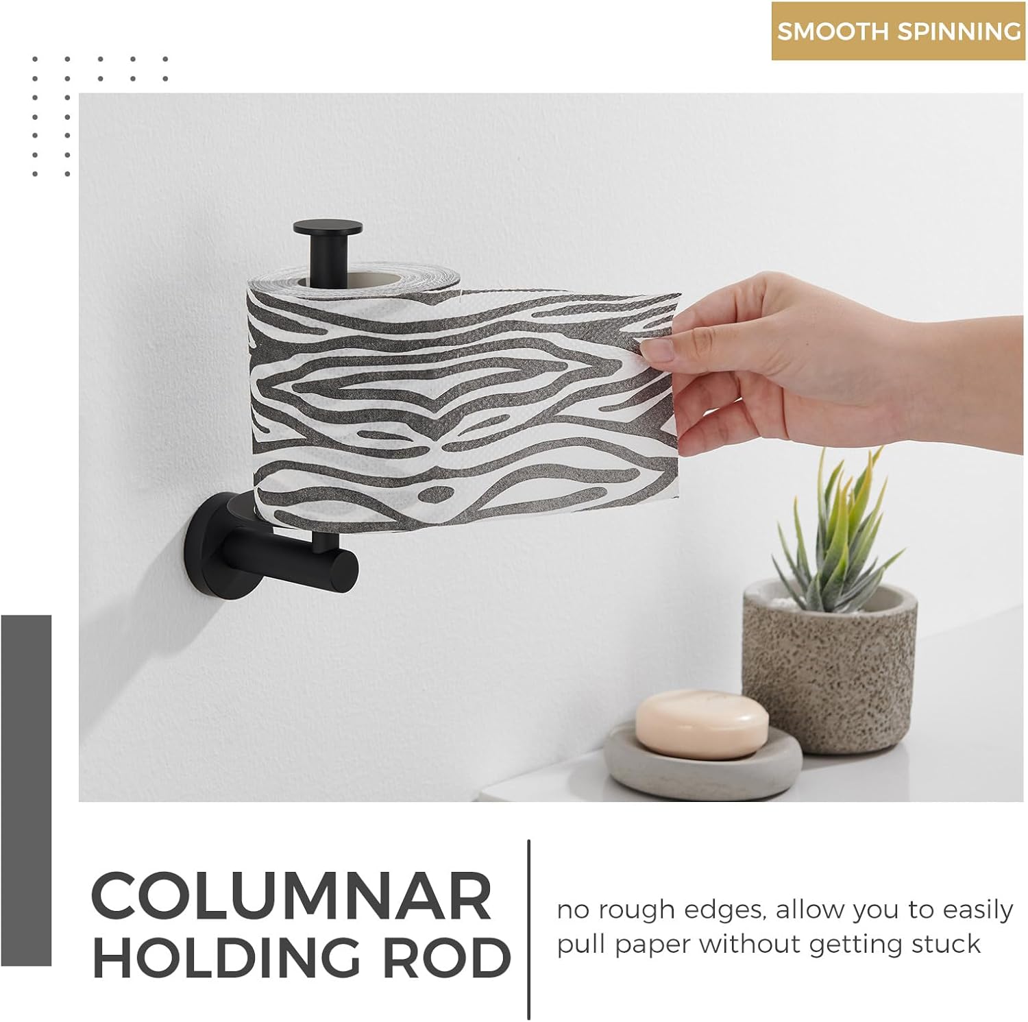 Aomasi Vertical Tray Toiletpaper Holder