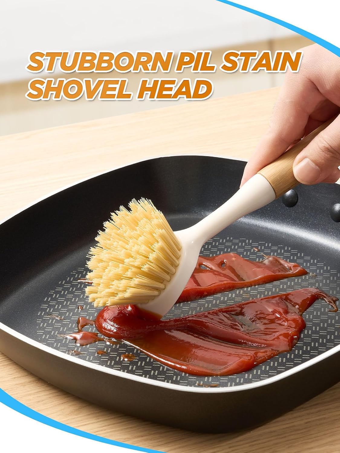 CLUEAPOP Kitchen Brushes for Meat Chopper and More