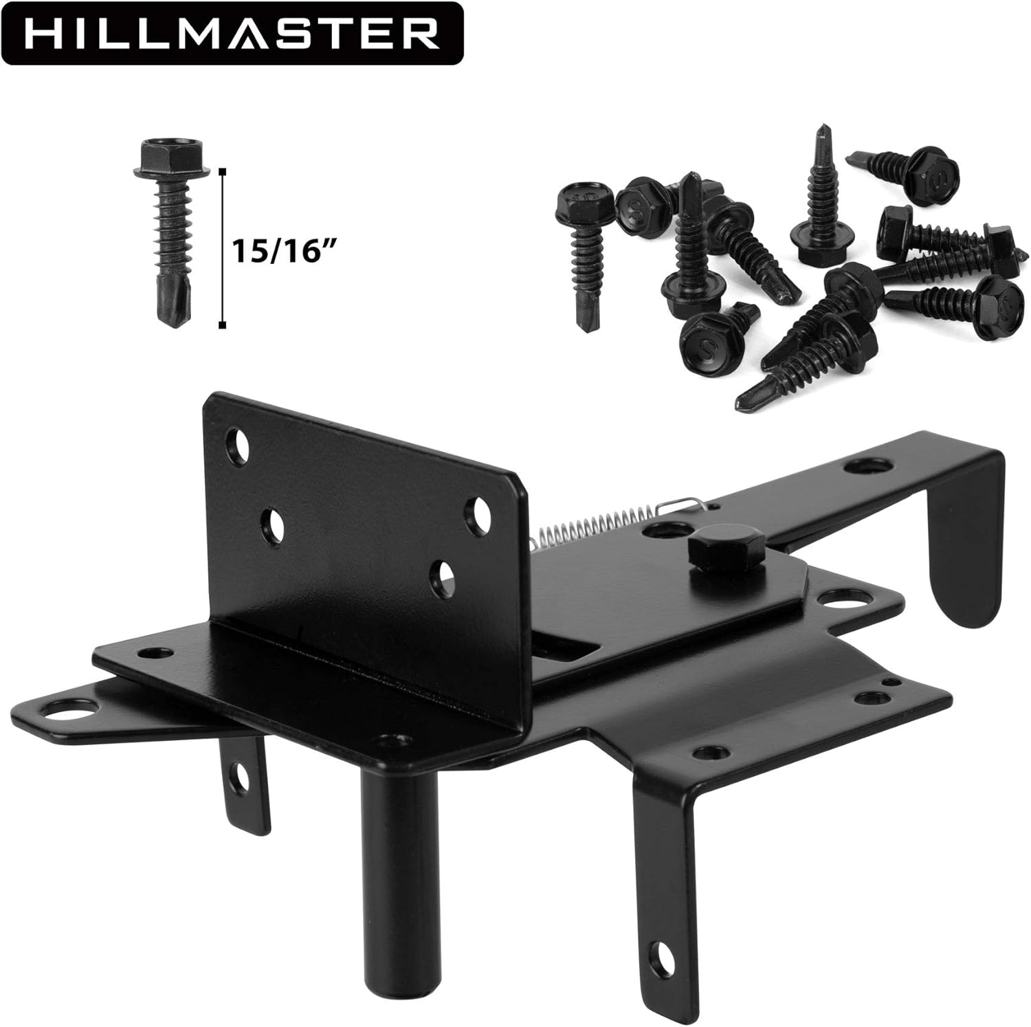 Sturdy Stainless Steel Gate Latch with Black Finish