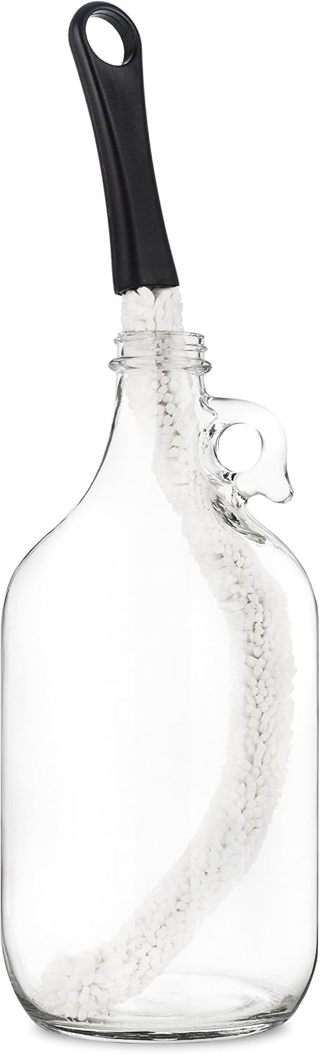 True Decanter Growler Brush - No-Scratch Reusable Cleaning Tool