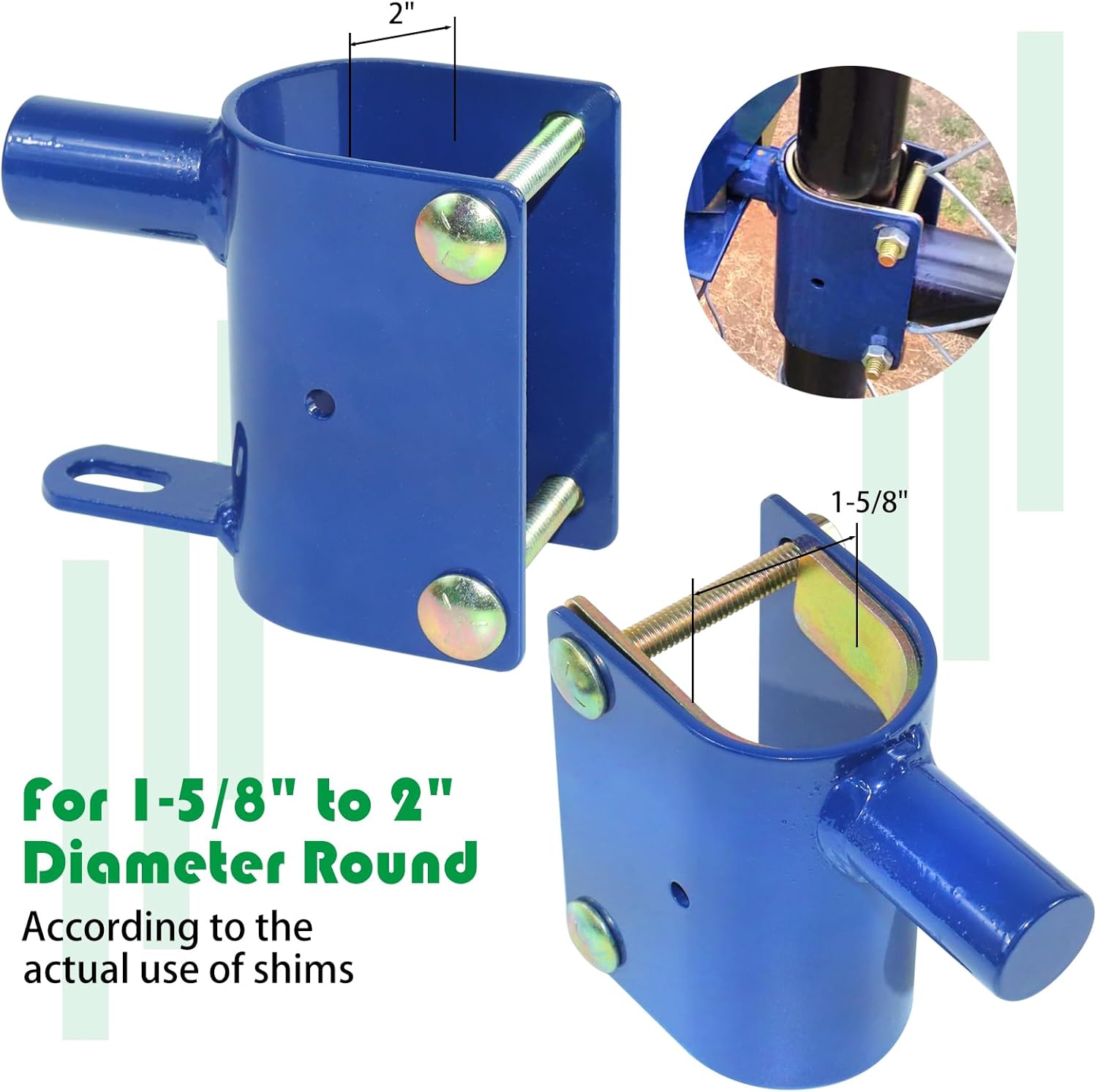 Heavy Duty 2-Way Farm Gate Latch for Metal Gates
