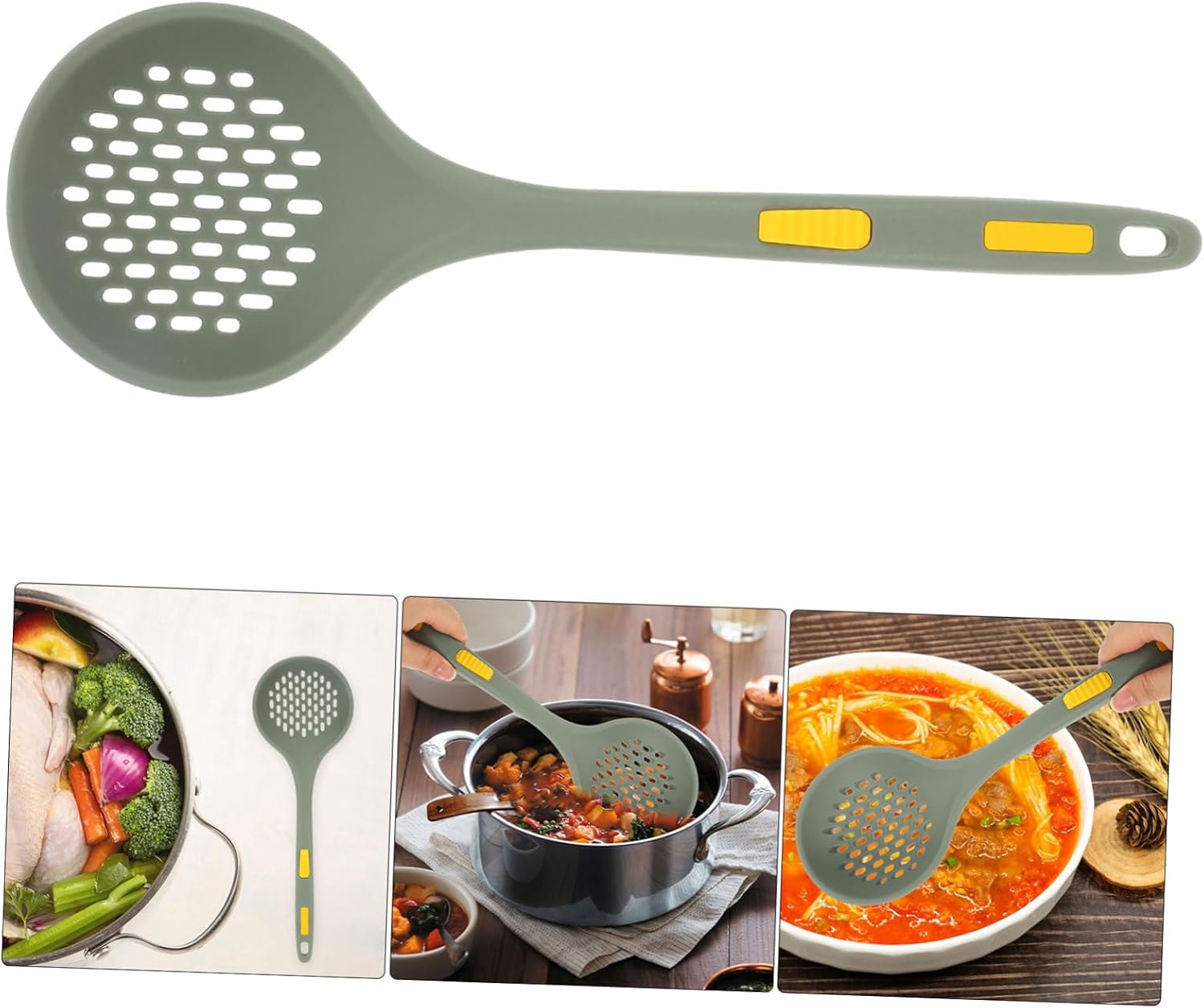 VINTORKY Multi-Functional Colander Spoon for Noodles and Fries