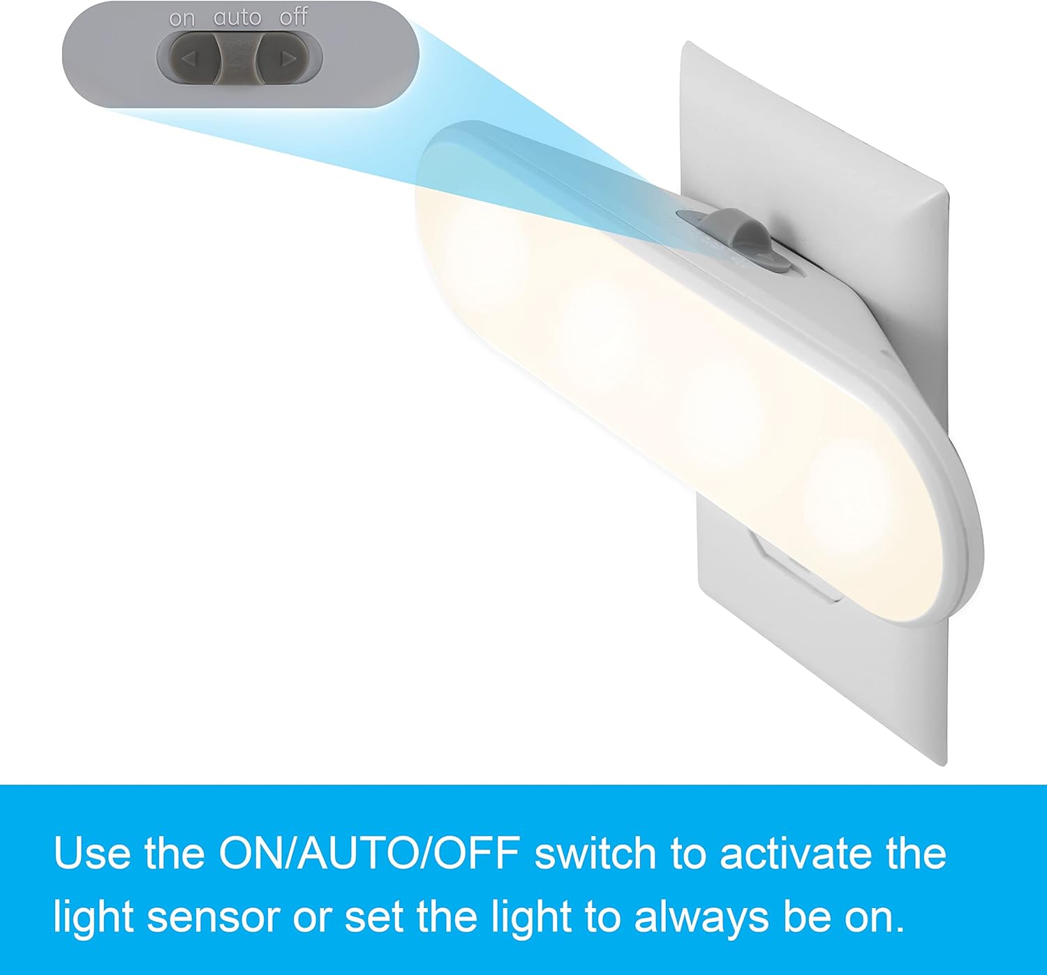 GE Ultrabrite LED Light Bar Night Light 4 Pack