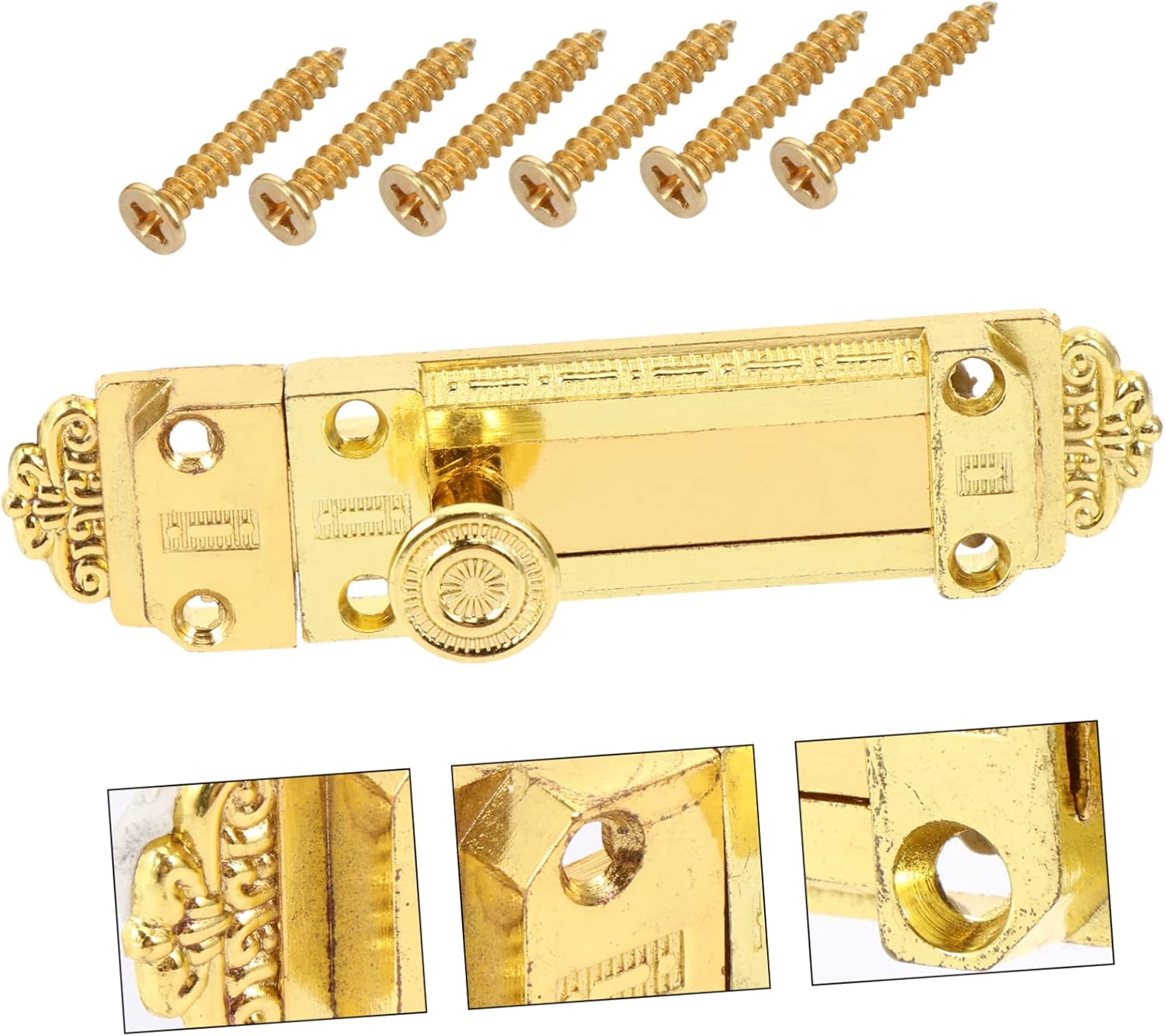 Secure Antique Copper Door Latch for Home Garden