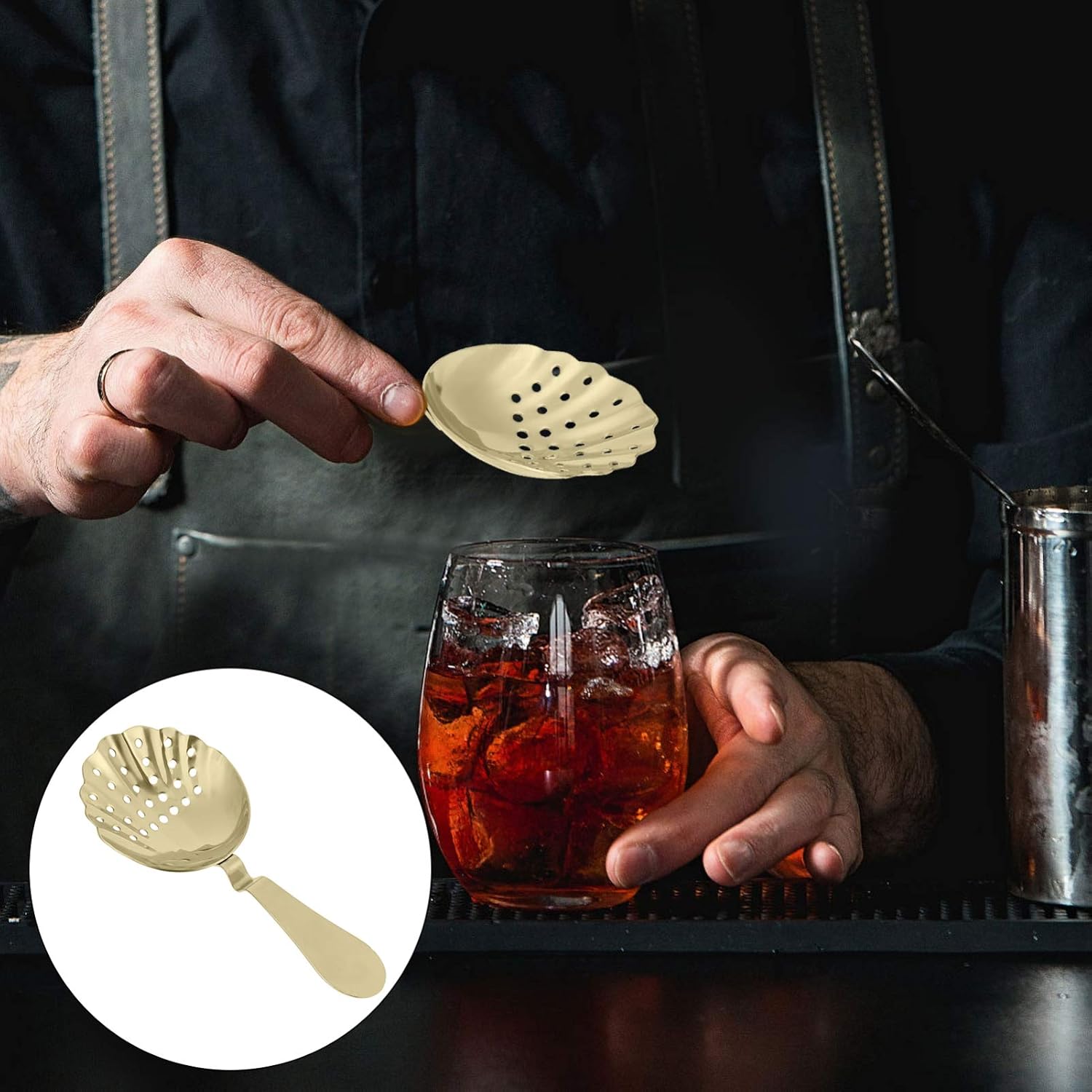 Hemoton 1pc Bartender Filter Bar Strainer 1