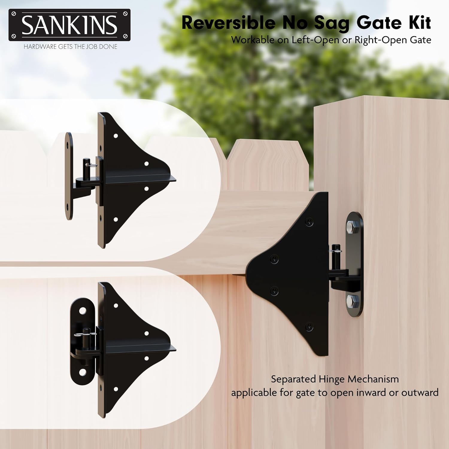 Sankins Anti Sag Gate Frame Kit for Wooden Gates