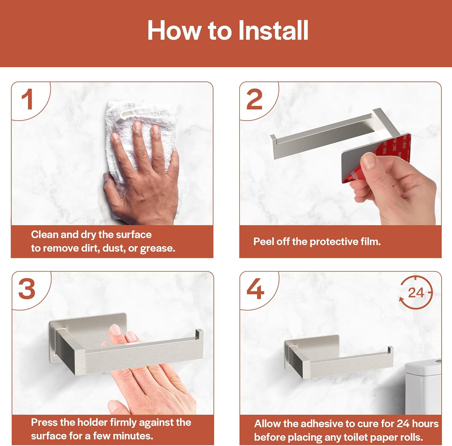 Empava Self-Adhesive Toilet Paper Holder