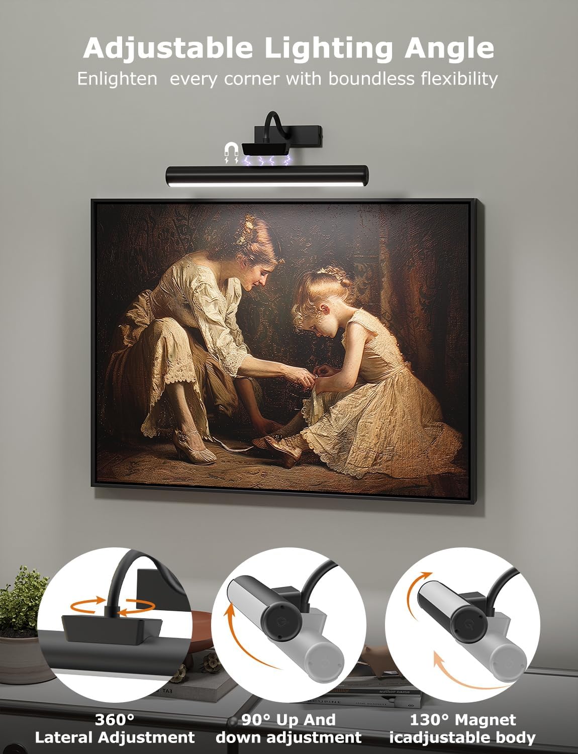 Skairipa Wireless Picture Light with Remote 2Pack 1