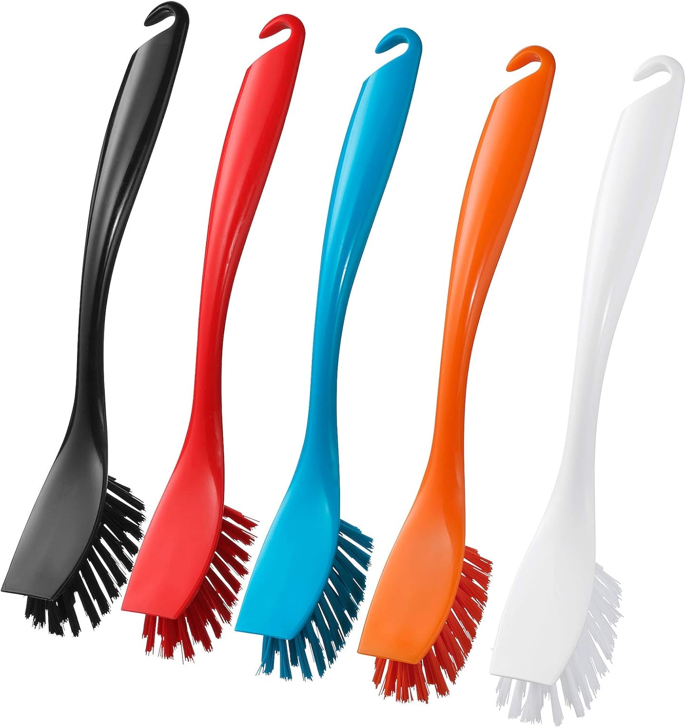 Ikea Easily Handable White Dish-Washing Brush Pack of 4