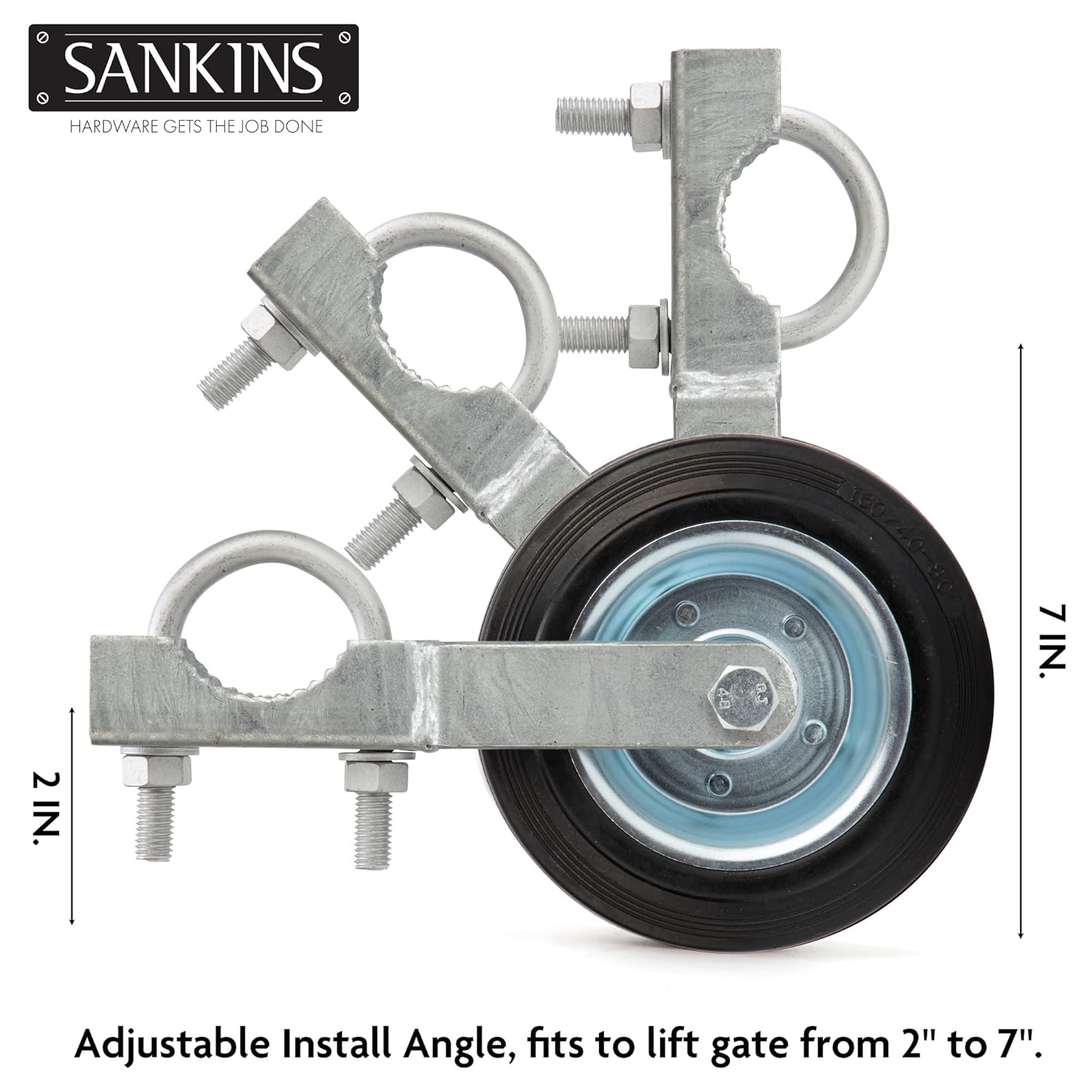 Sankins Strong Gate Wheel for Chain Link Fences