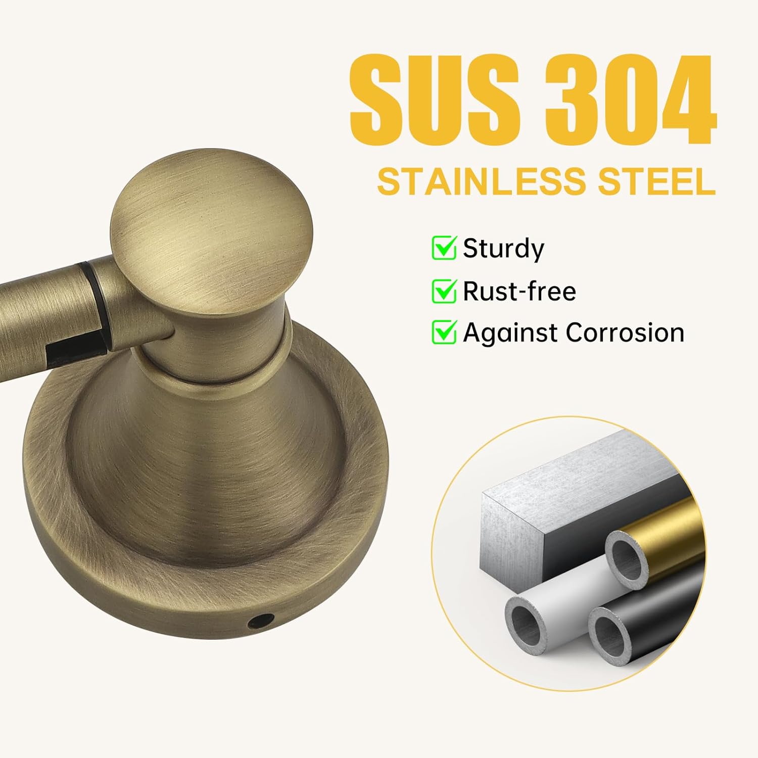 Sturdy Rust-Resistant Wall-Mounted Toilet Paper Holder