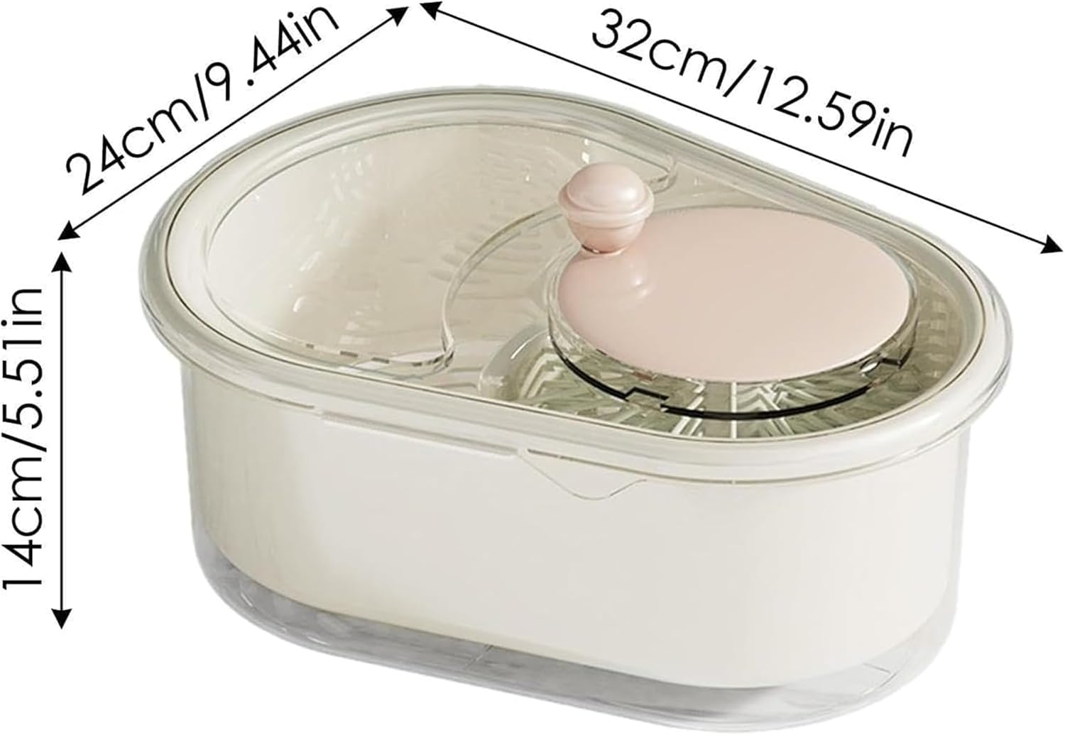 OOGKA Fruit Cleaner Spinner with Brush 1