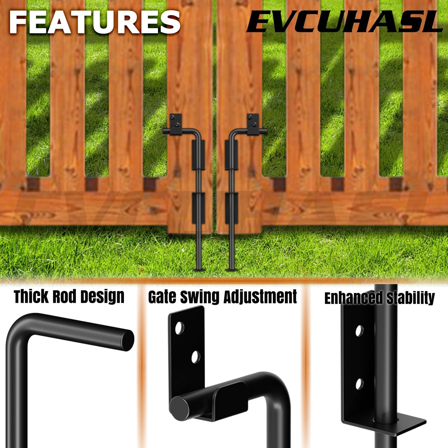 Sturdy 18 Gate Drop Rod for Protecting Your Gate Lid from Movement