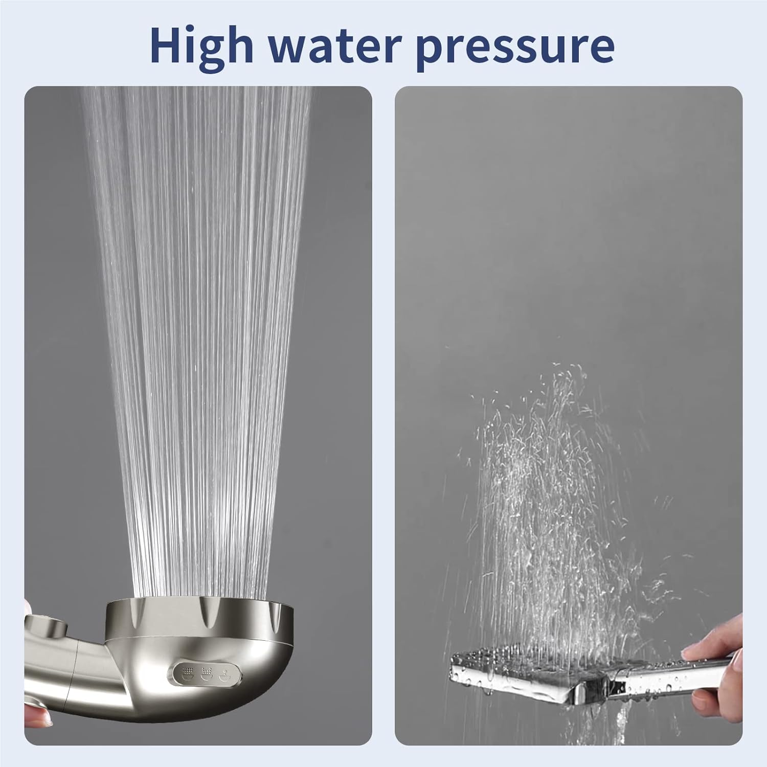 HANLIAN High-Pressure Shower Head with Pause Function for Easy Efficient Use