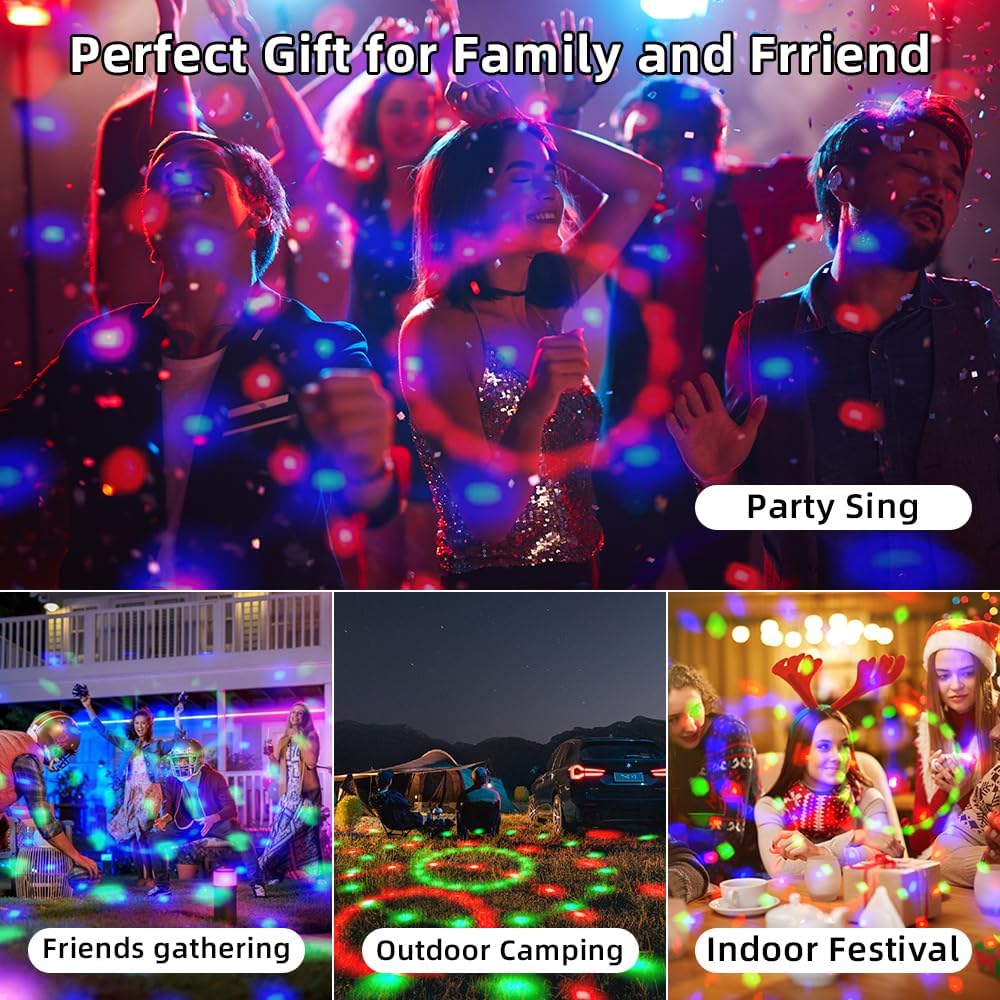 Yiixuyo Disco Ball Light with Voice Control