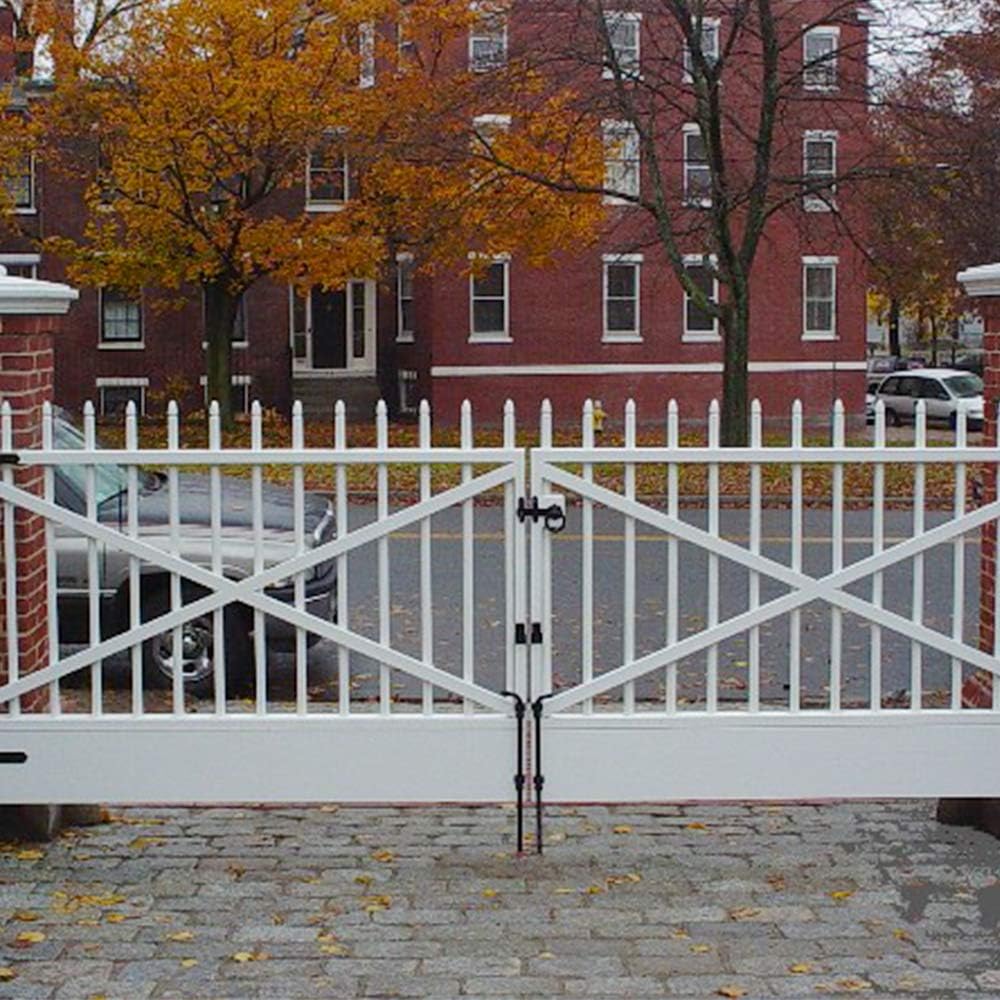 Heavy-Duty 18 Cane Bolt Gate Lock Holder for Wood Metal Gates