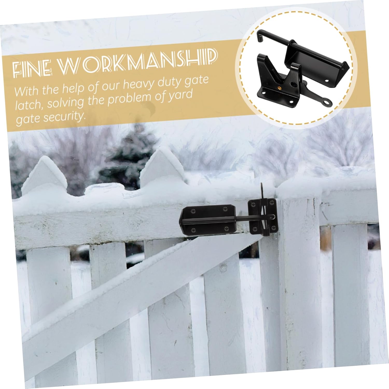 Sturdy Garage Gate Latch