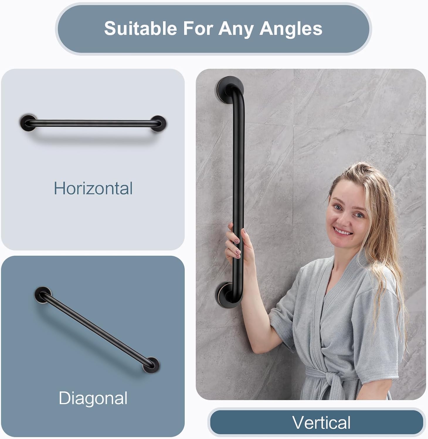 BRIGHT SHOWERS Dual Shower Head Combo Set