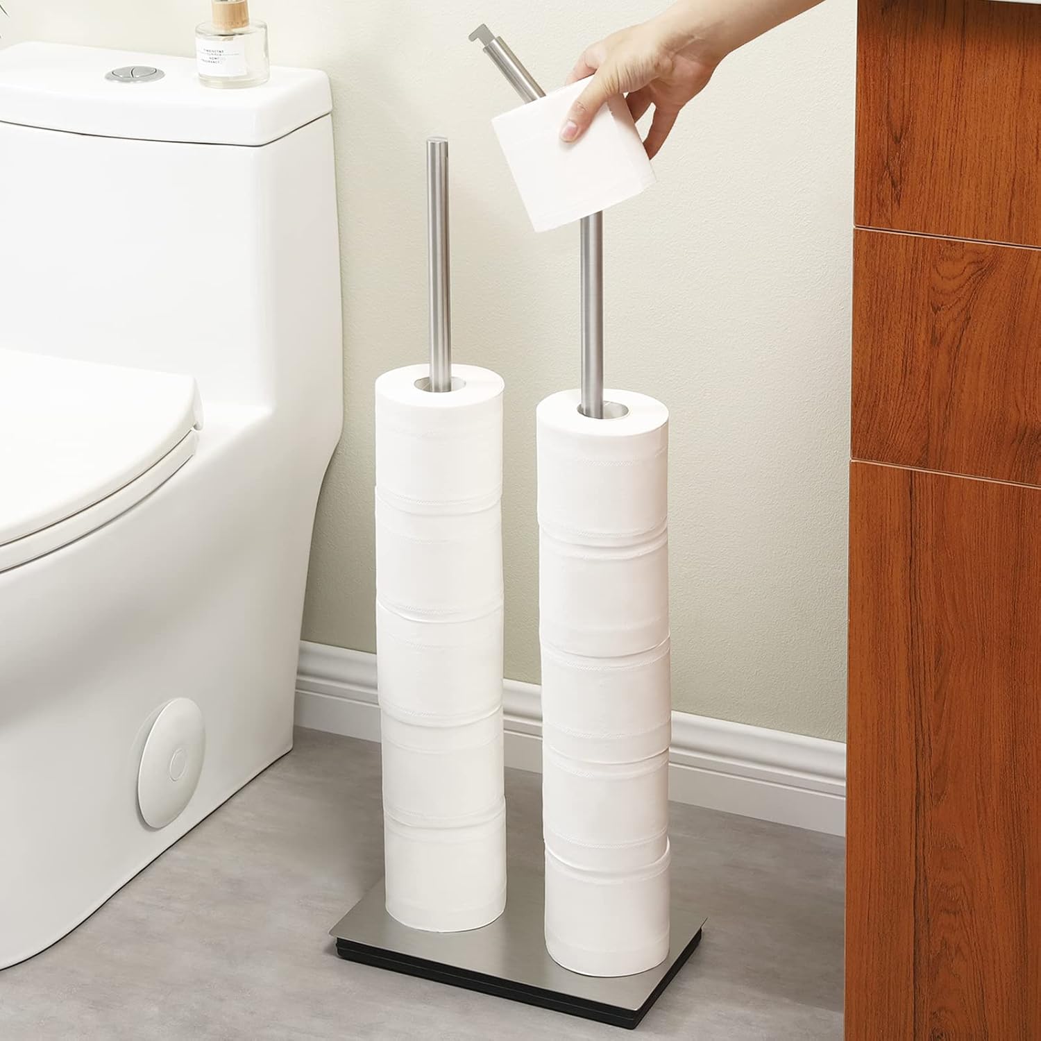 KES Toilet Paper Holder Stand 11 Rolls