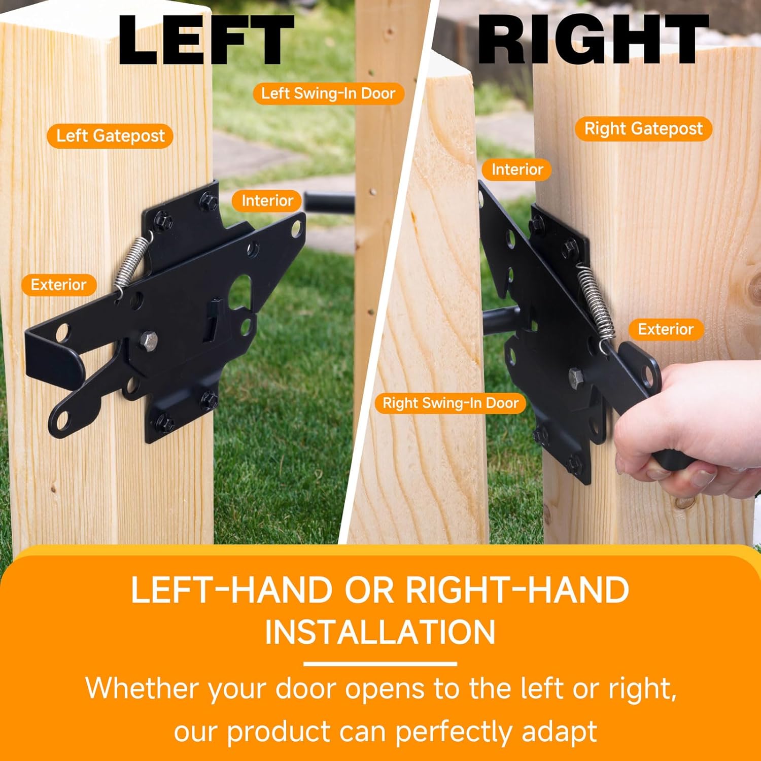 Xiuying Feng Self-Locking Gate Latch - Durable Fence Security