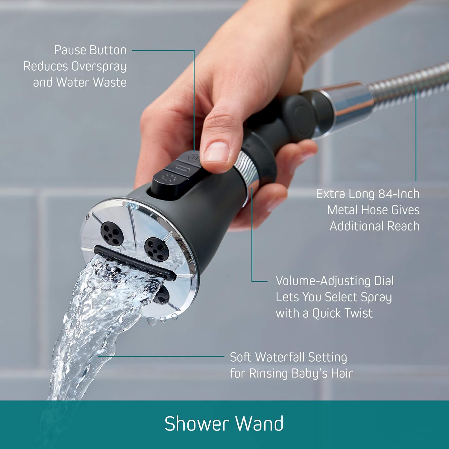 Peerless Sidekick Touch-Clean Showers for a Clean Powerful Experience