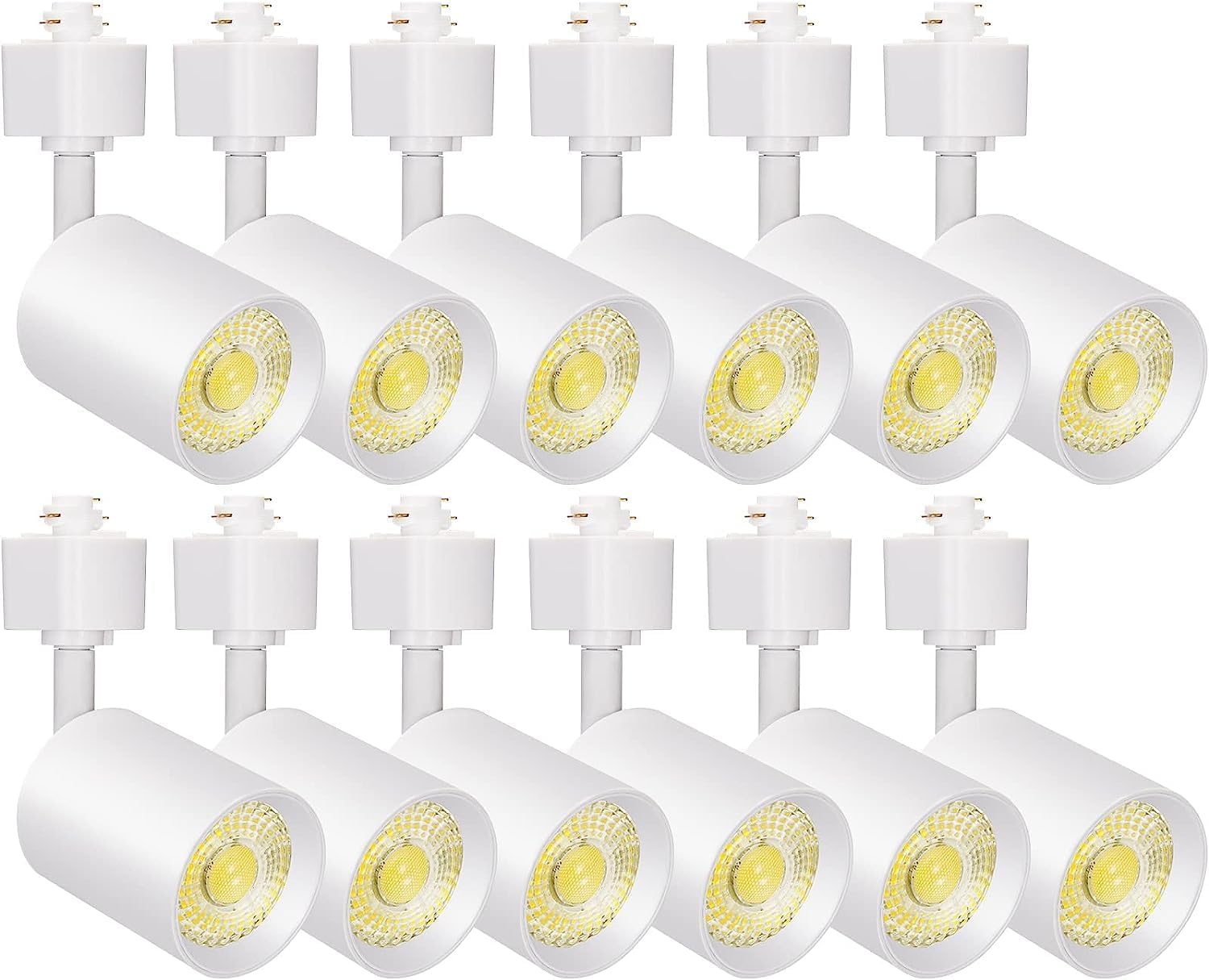 VANoopee 12-Pack 10W Dimmable LED Track Light Heads 1